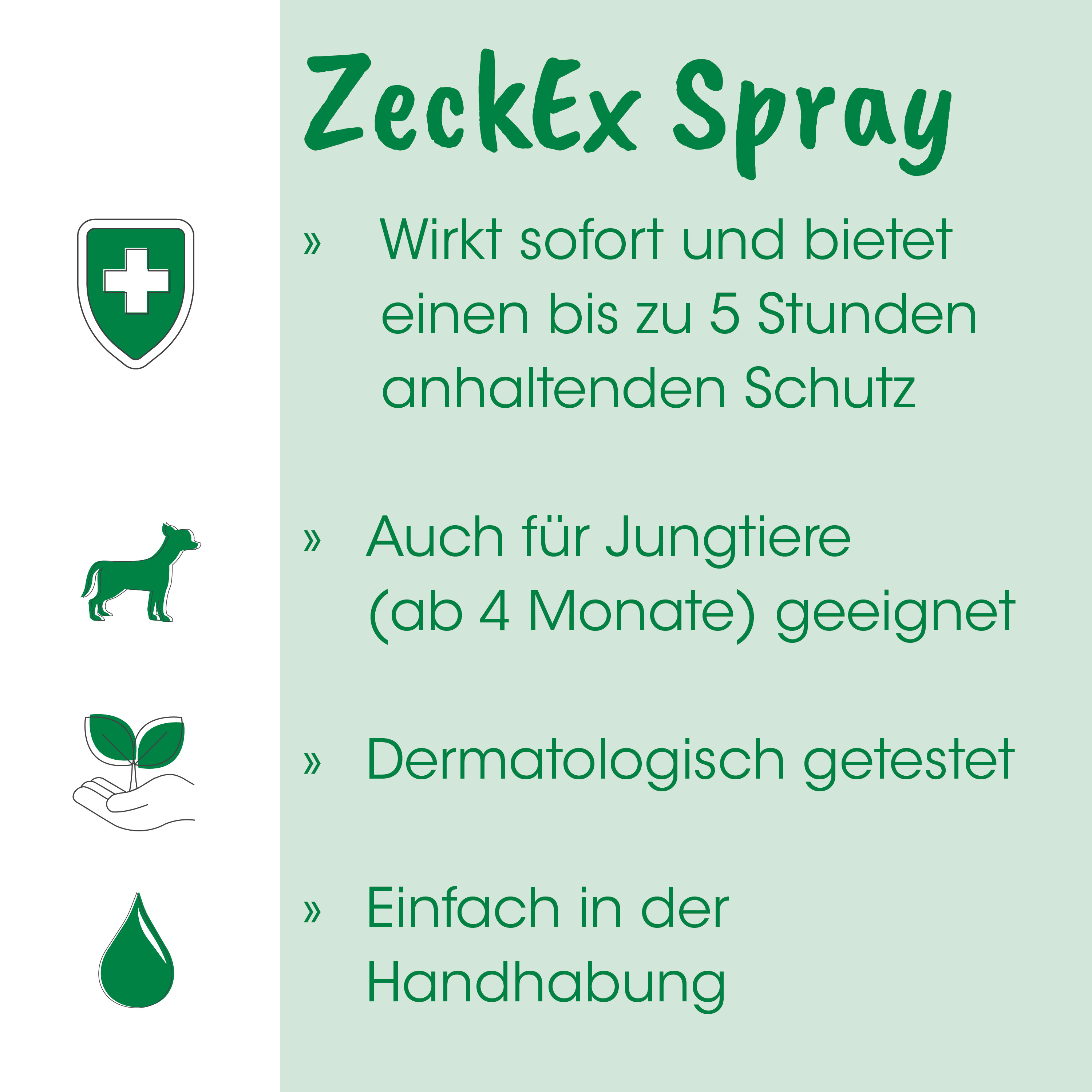 Zecken Spray, Schutzmittel, Tierarzt, Dermatologisch, Handhabung