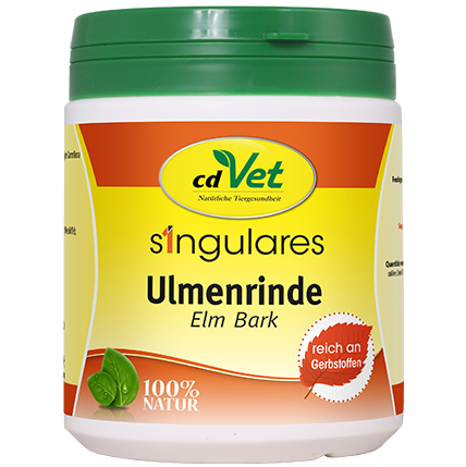 Elm Bark, Hundezusatz, cd Vet, singulares, Ulmenrinde
