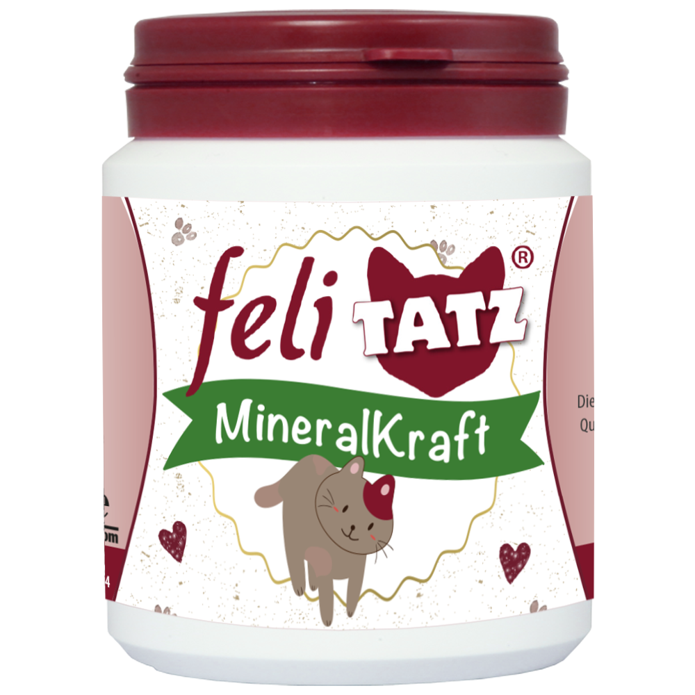 Mineralstoff, Tier-Motiv, Katze, Runddose, Kinderspielzeug