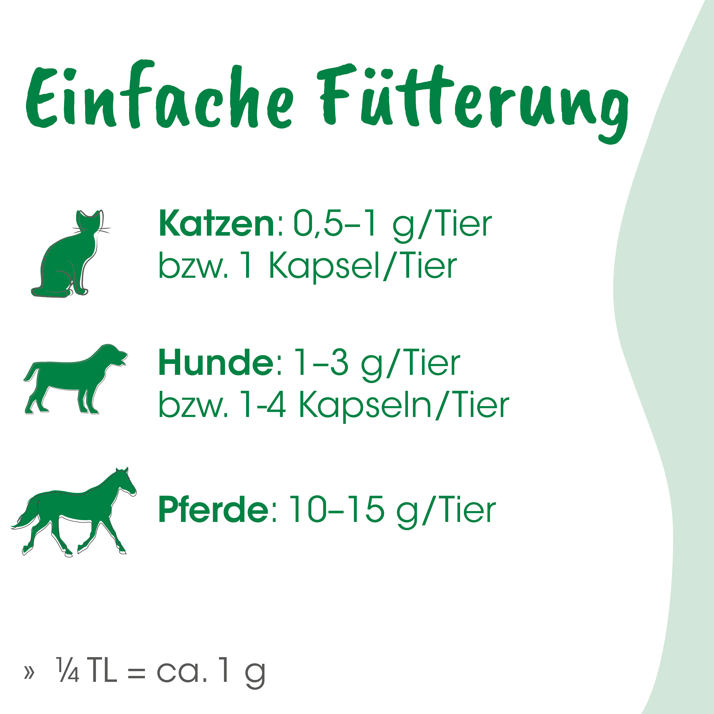 Katzenfutter, Hundfutter, Pferdefutter, Katzenfutter Trocken, Tierfutter-Größe