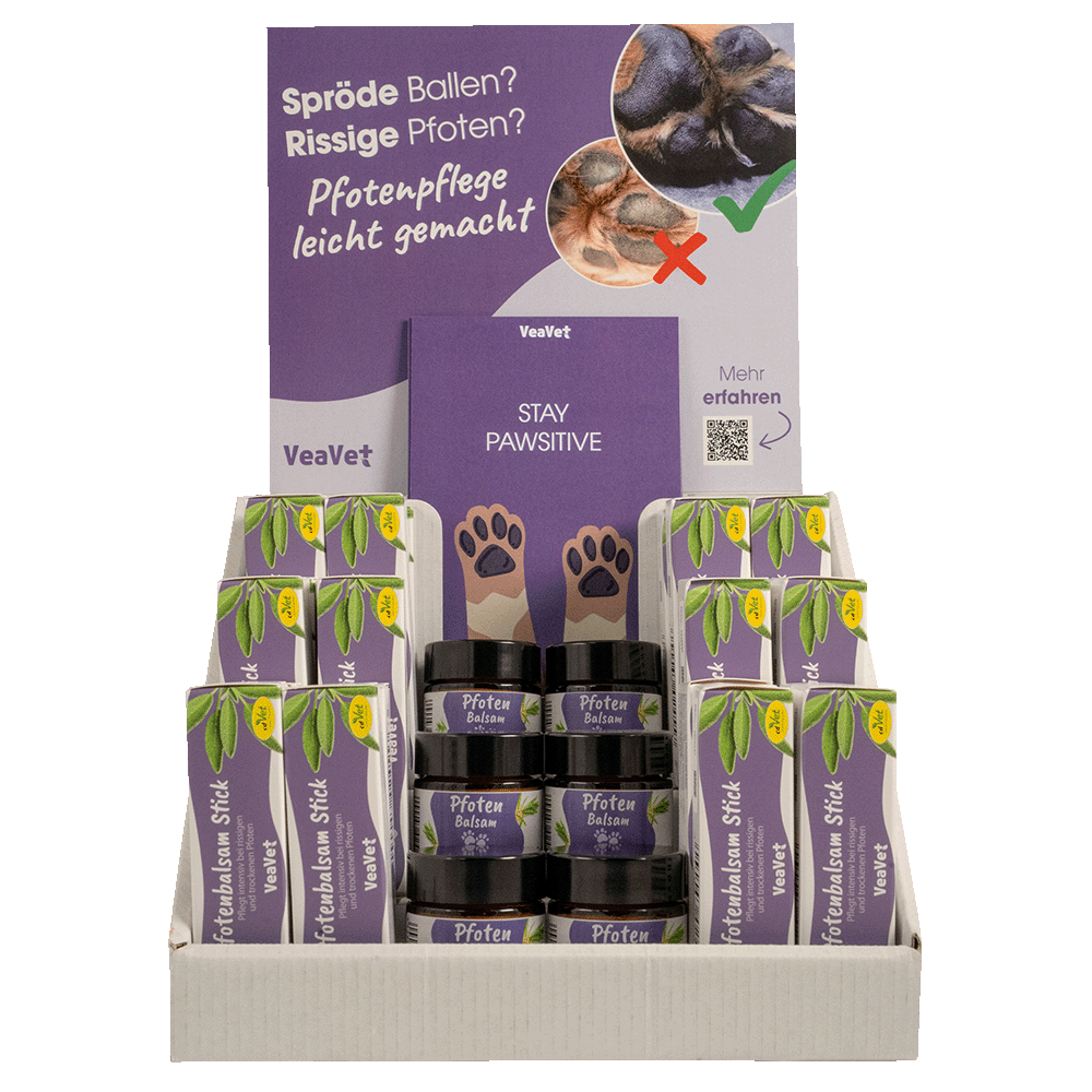 Display "Pfotenpflege" 30-tlg.