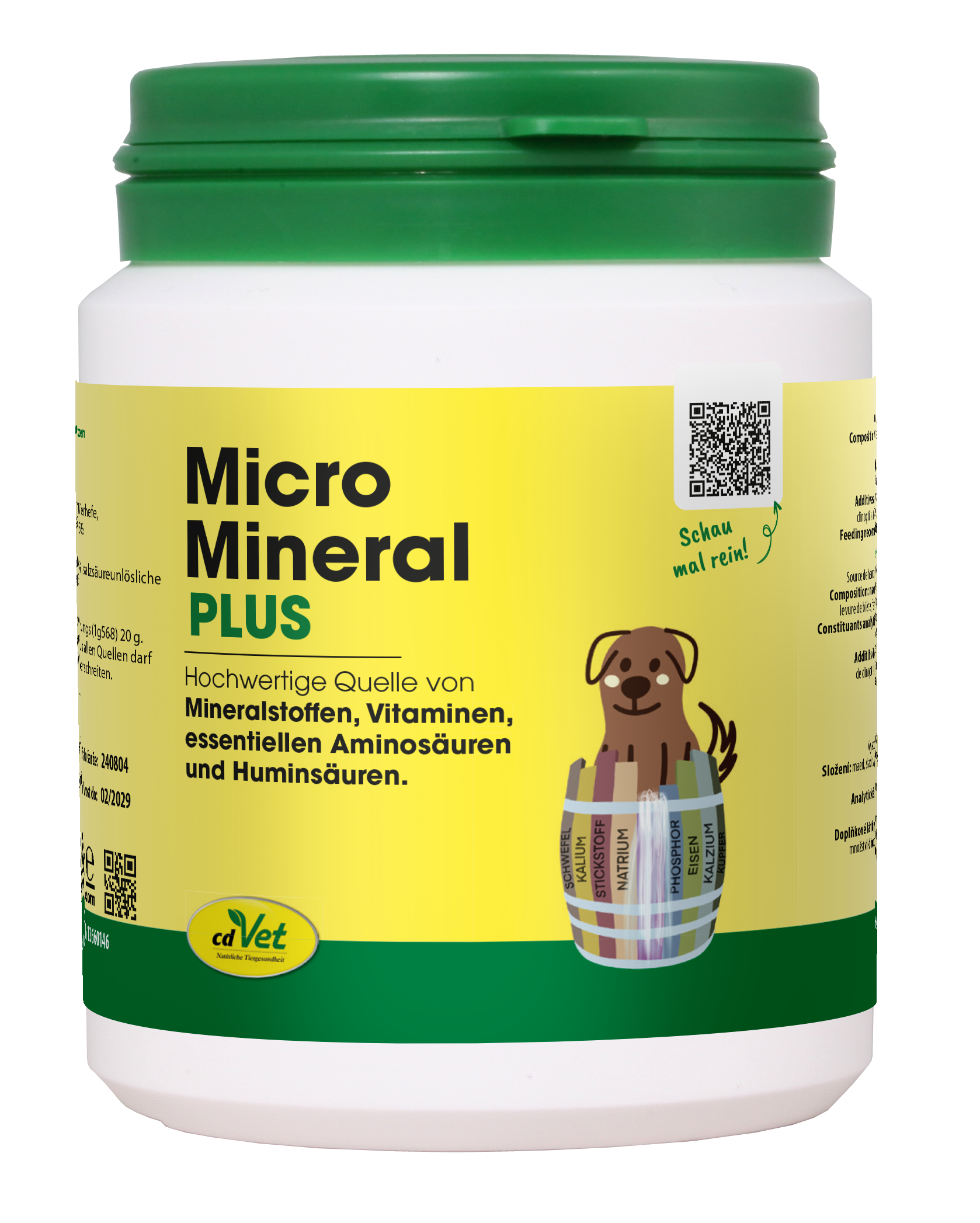 MicroMineral plus Hund & Katze 150 g