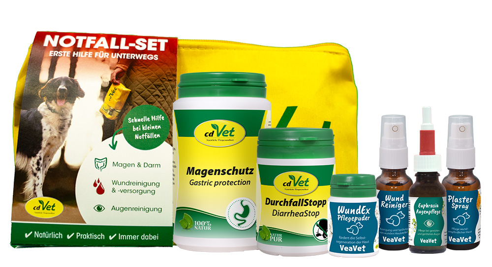Notfall-Set, Tierarztset, Hund, Tierpflegeset, Notfallhilfe