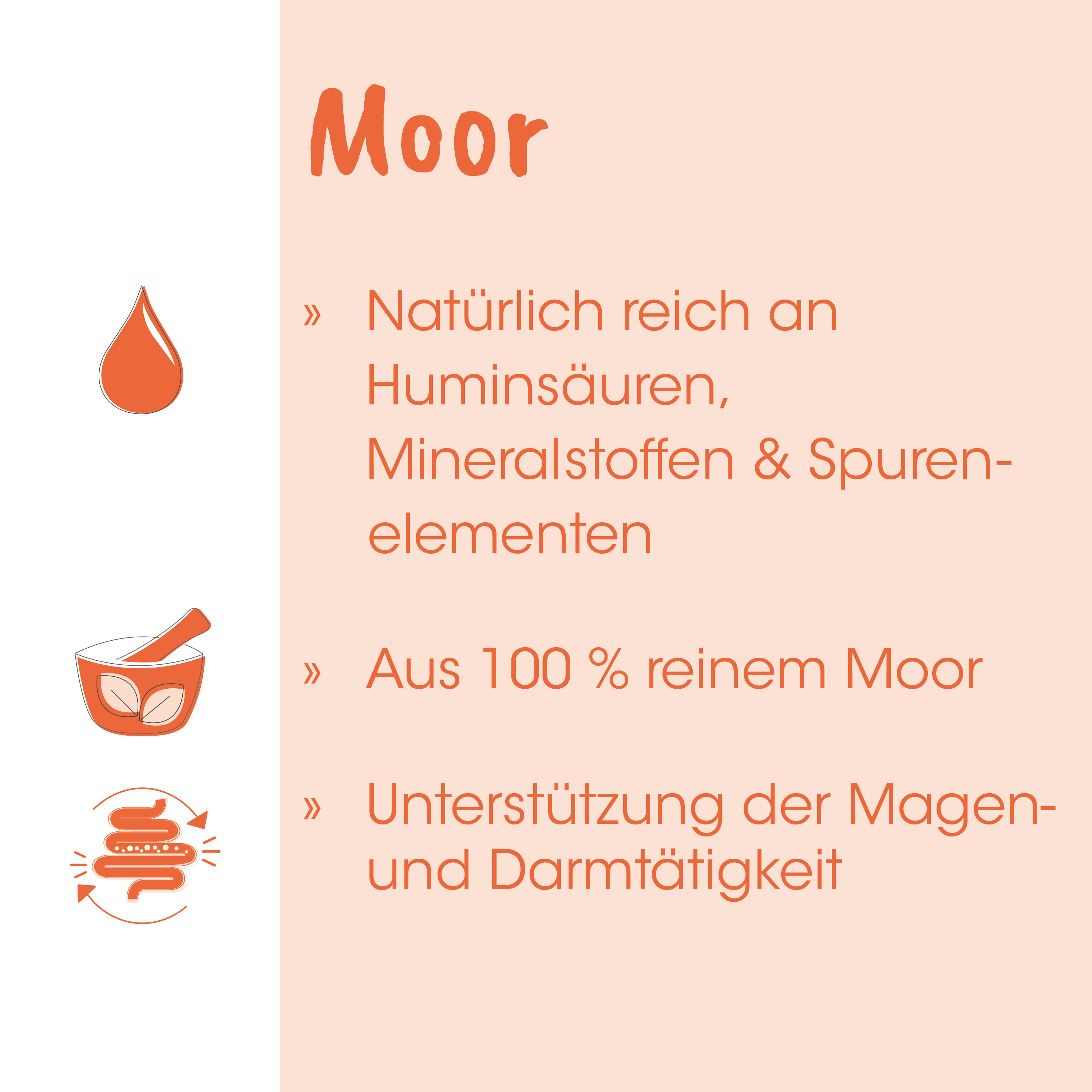 Moore, Körnung, Roter Farbton, Suppelemente, Kochlöffel