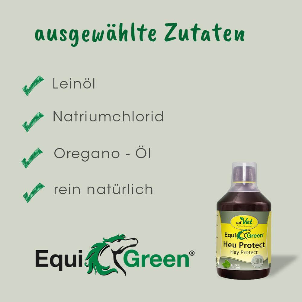 Linöl, Natriumchlorid, Oregano-Öl, rein natürlich, EquiGreen