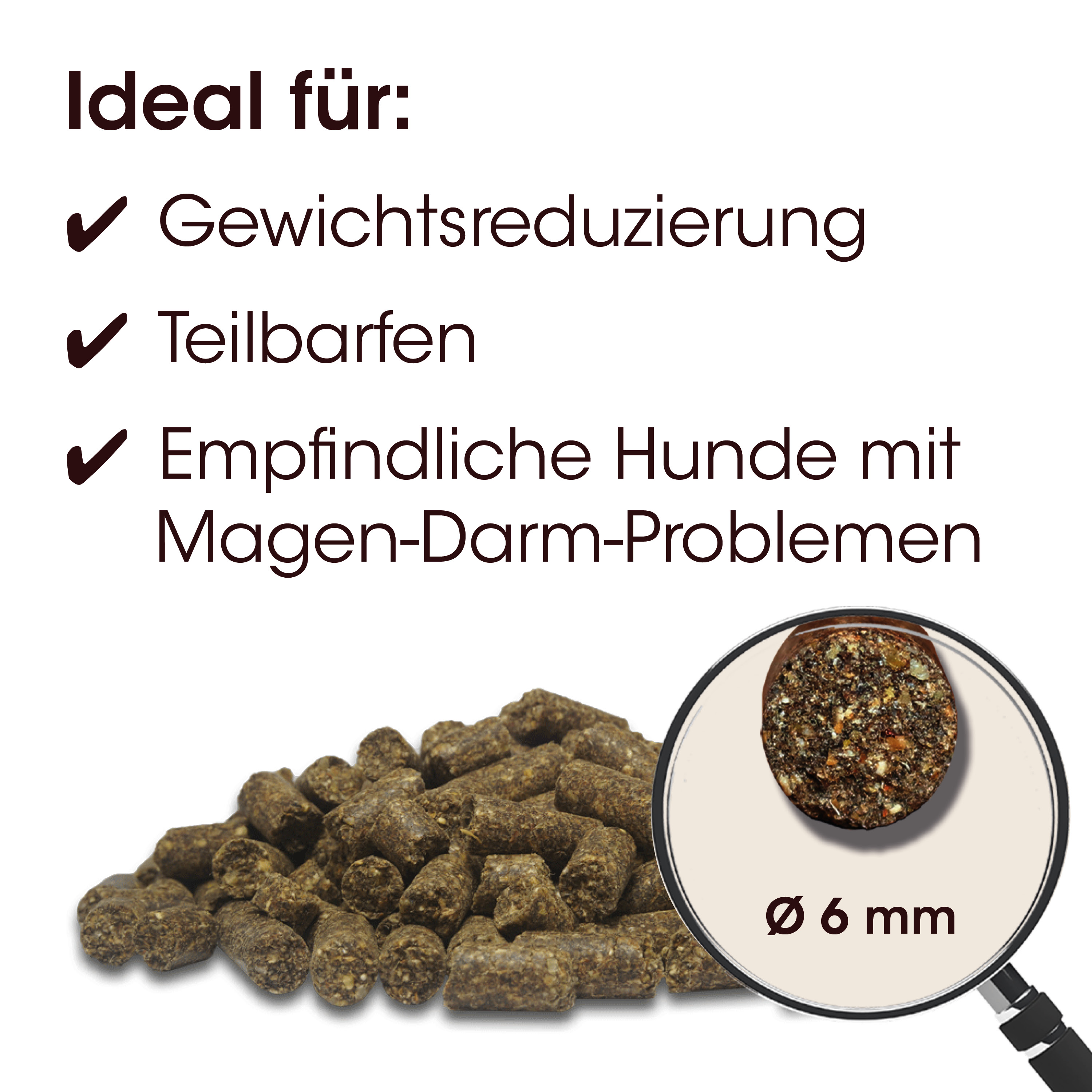 Kleingranulat, Pellet, Hunde-Leckerlis, Mahlzeit, Nahrung-Option