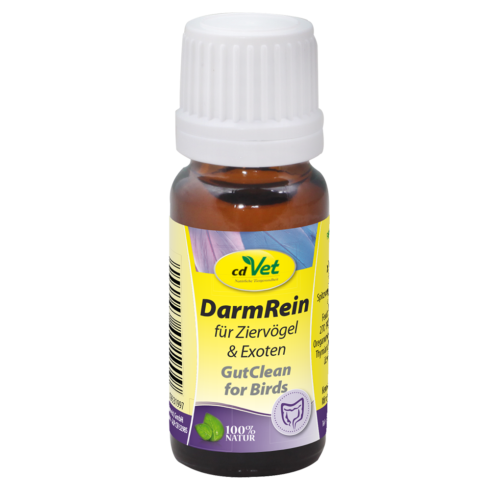 Darmrein, Ziervögel, Exoten, Wassertiermittel, GutClean