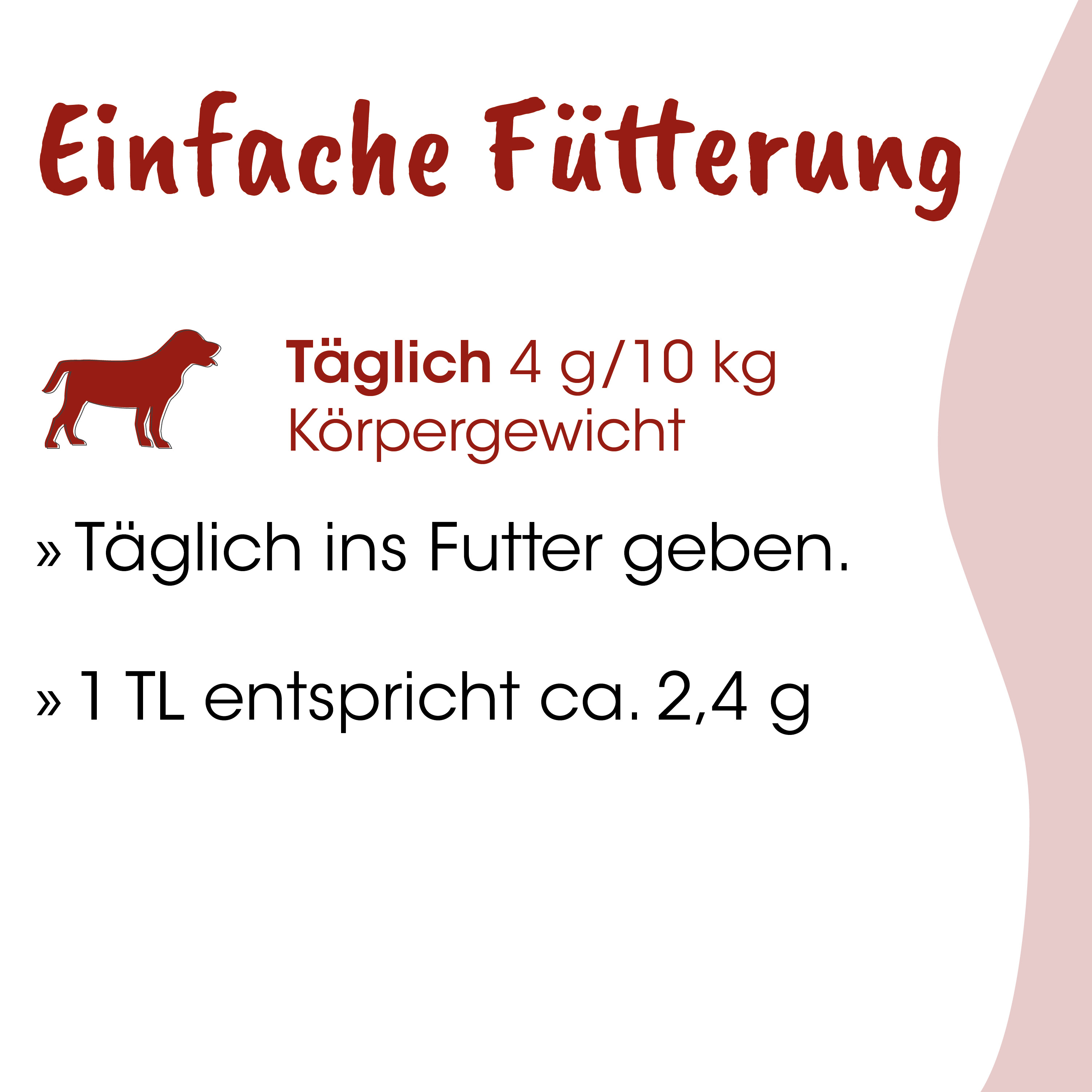 Hund, Futter, Körpergewicht, Tierfutter, Anleitung
