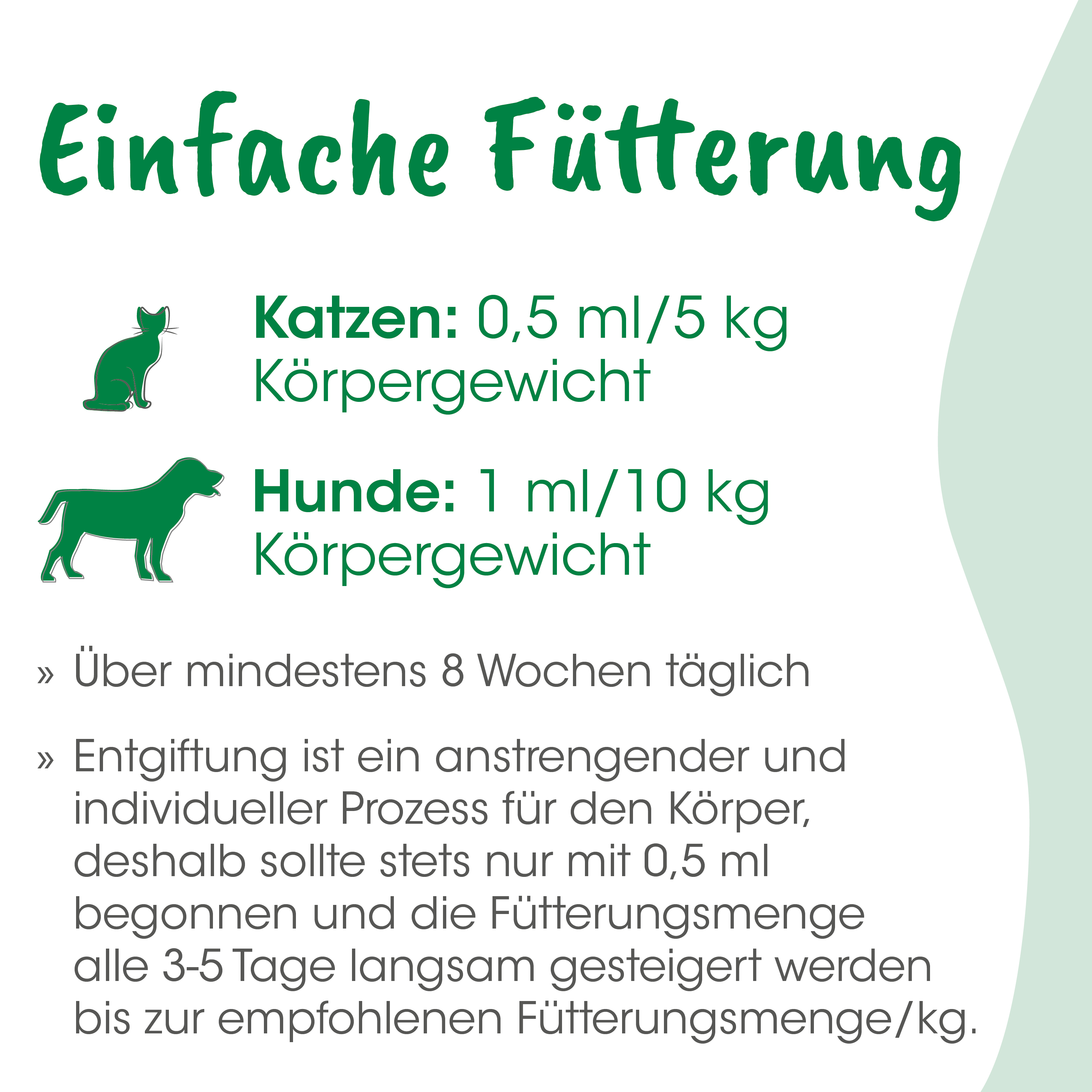 Katzenfutter, Katzen, Hundefutter, Tierfutter, Fütterungsgrafik