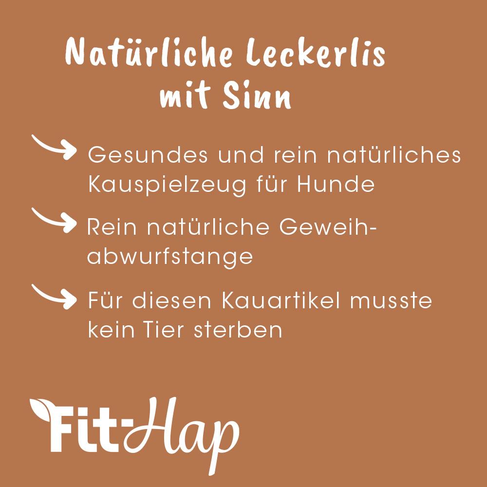 Fit-Hap Geweihmineral-Snack halb M (80-120 g) -sorbe-