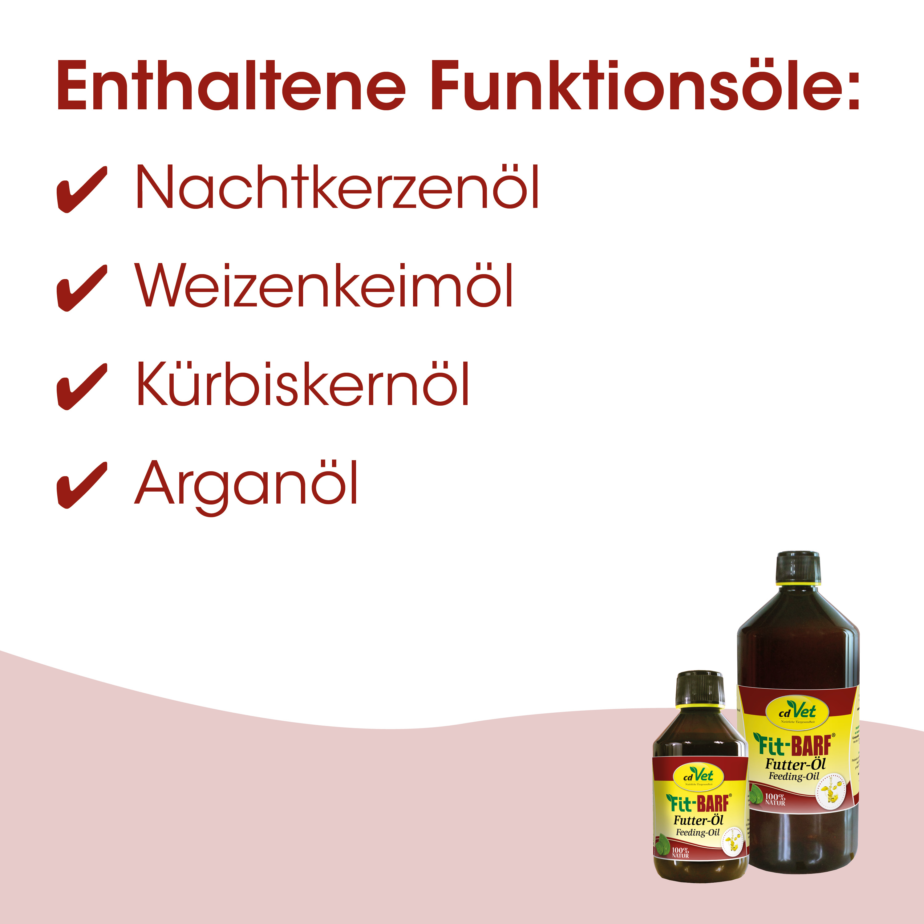 Futter-Öl, Tierfutter, Ölflasche, Futtermittel, Körperpflege?