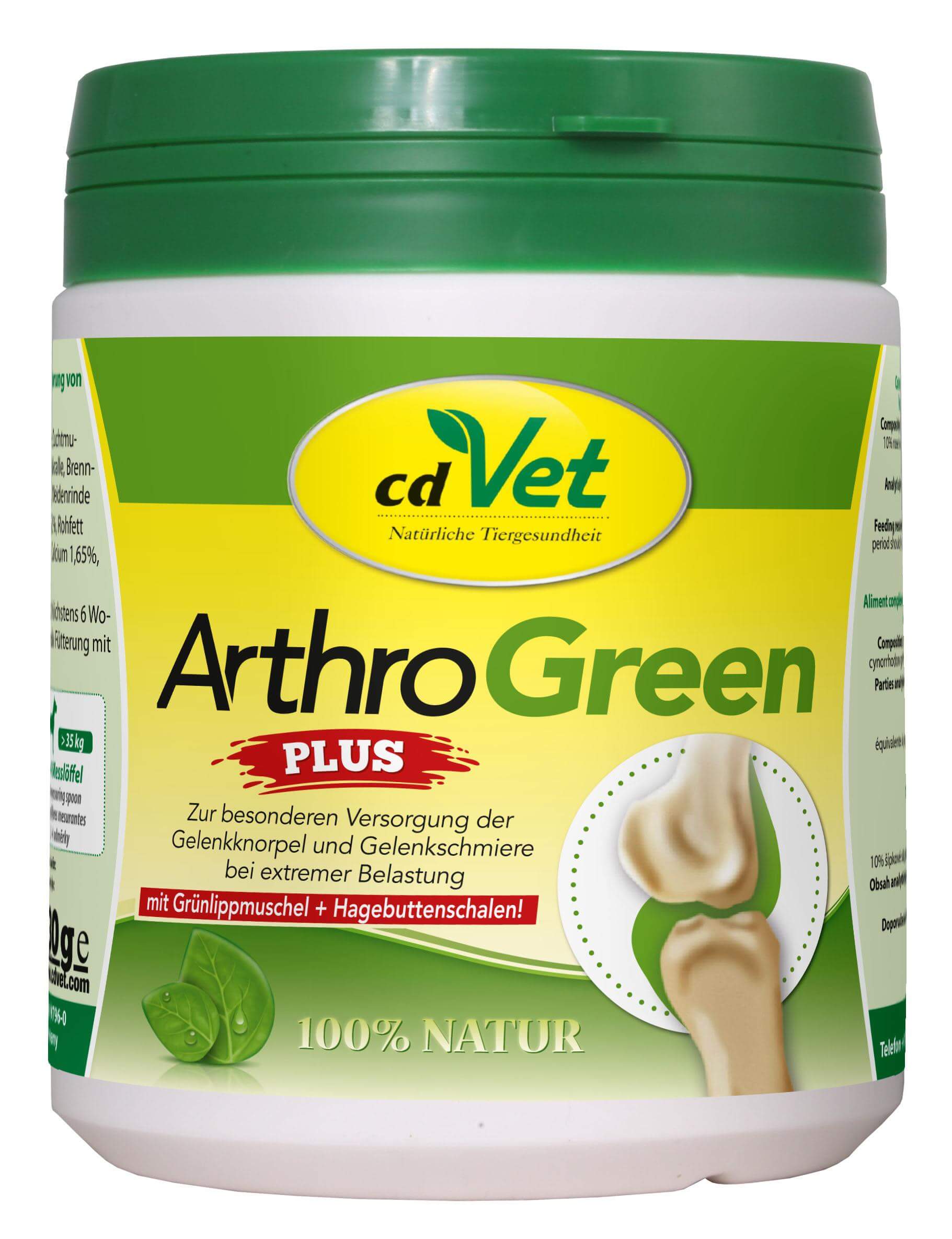 Arthro Green, Gelenk-Ergänzung, Naturprodukt, Grüne Deckel, 100% Natur