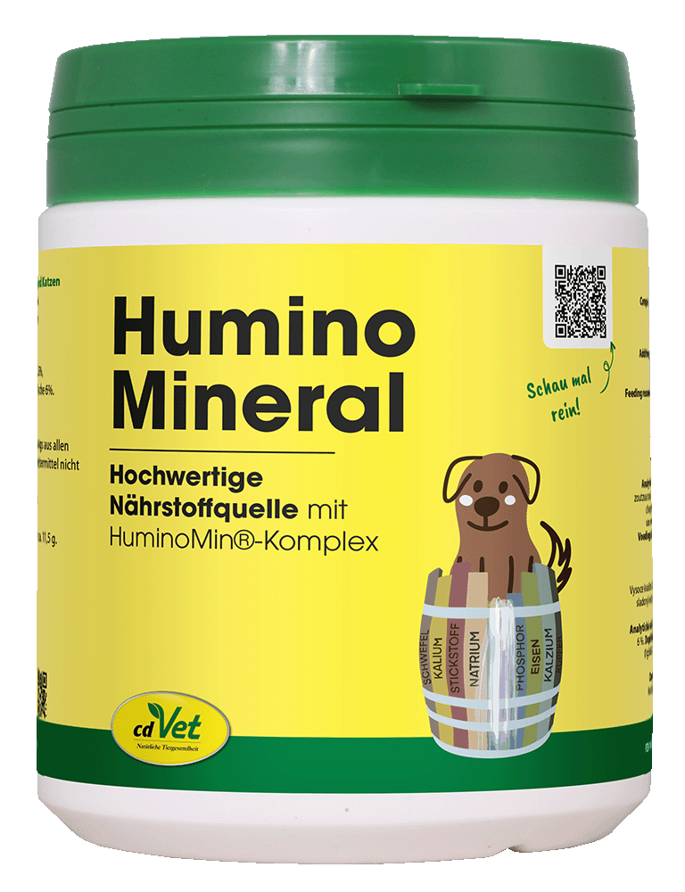 Hundefutter, Mineralstoffquelle, Nahrungsergänzung, HuminoMin®-Komplex, Kaufeinheit