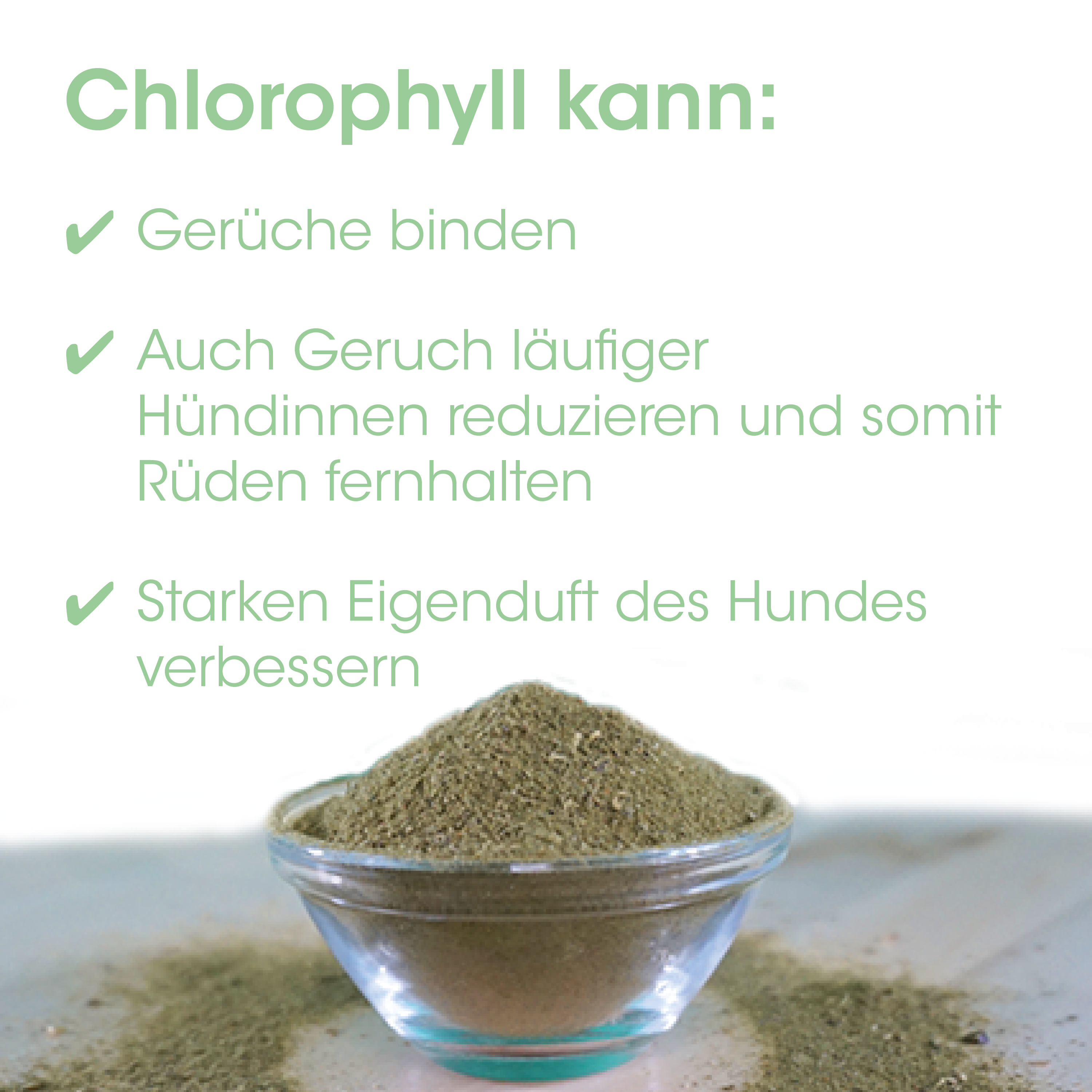 Graspellet, Chlorelliflocke, Grugranulat, Tierfutter, Grasmehl