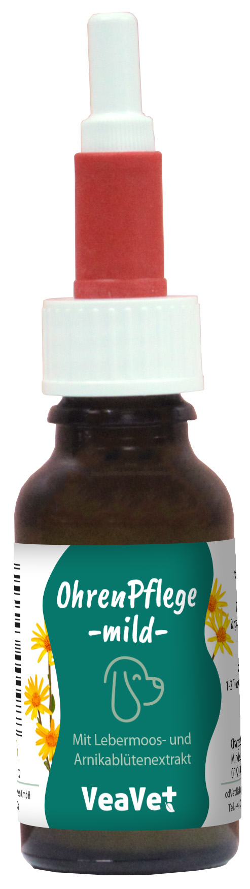Ohrenpflege, Mittel, Tropfer, Flasche, Pflanzenextrakt