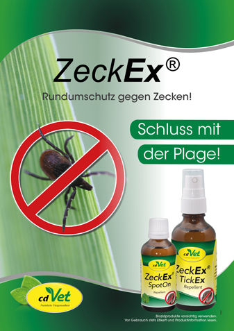 Plakat,Zecken, Schluss mit der Plage