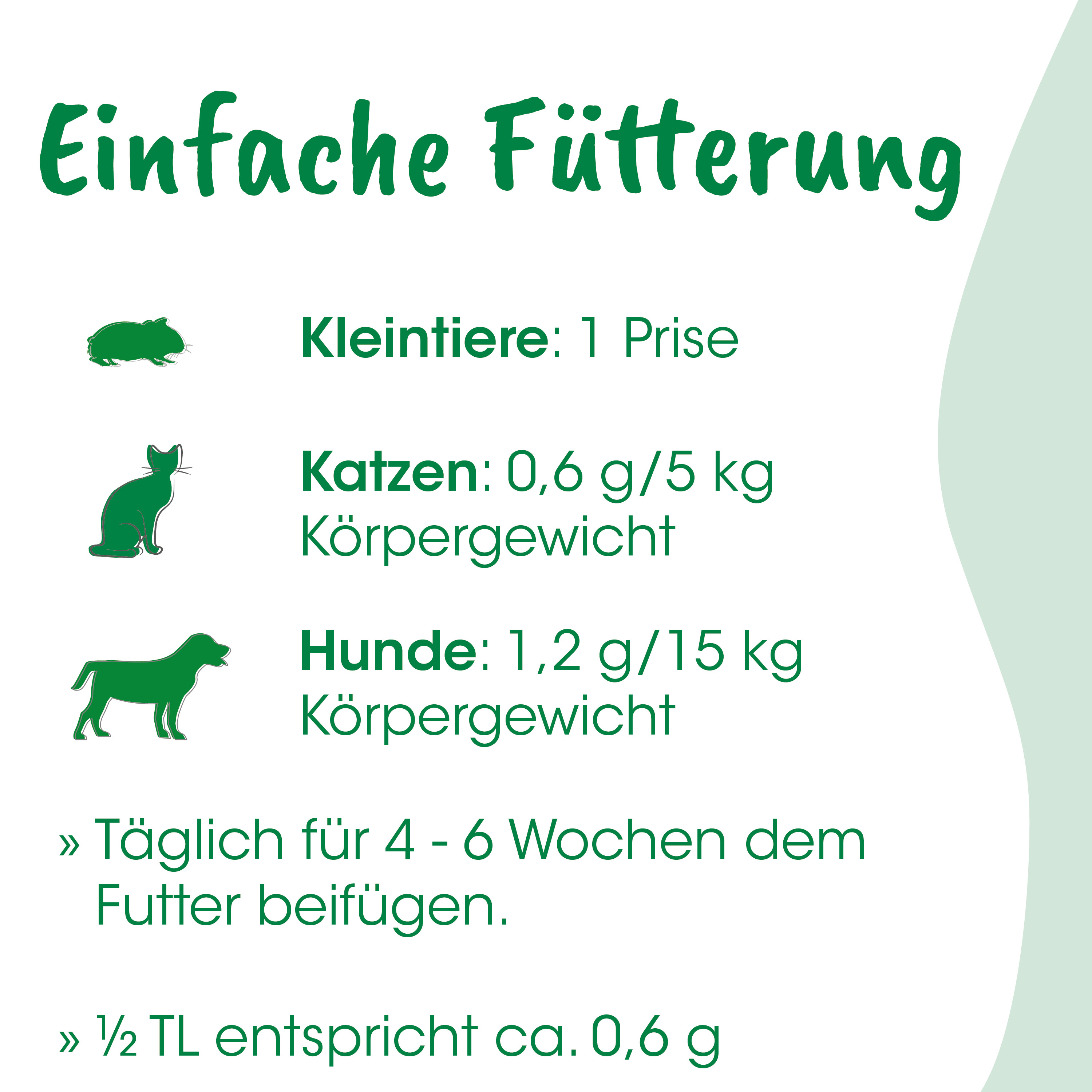 futteranleitung, katzenfutter, hunde futter, kleingerat, tiere texte