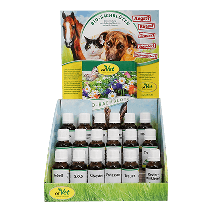 Display "Bio-Bachblüten" 18-tlg. frei befüllbar