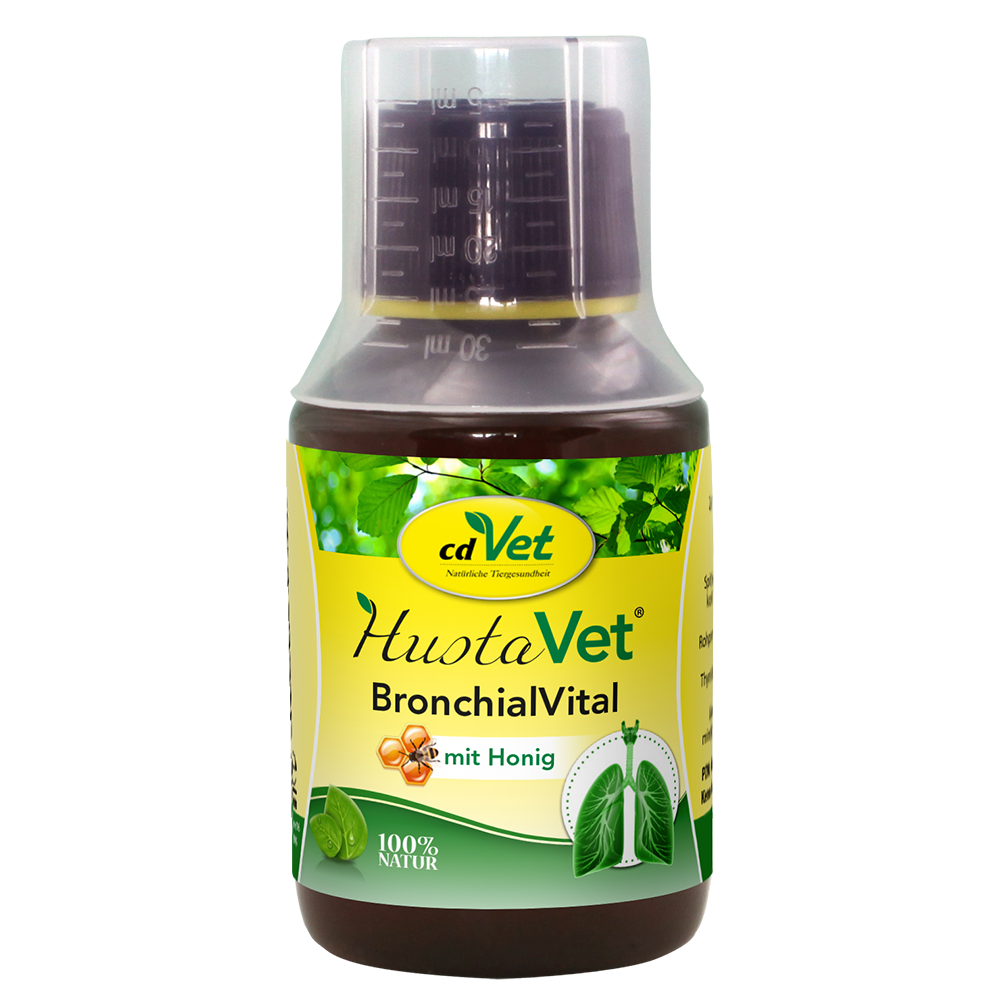 BronchialVital, Hustavet, Naturprodukt, Honig, Lösung