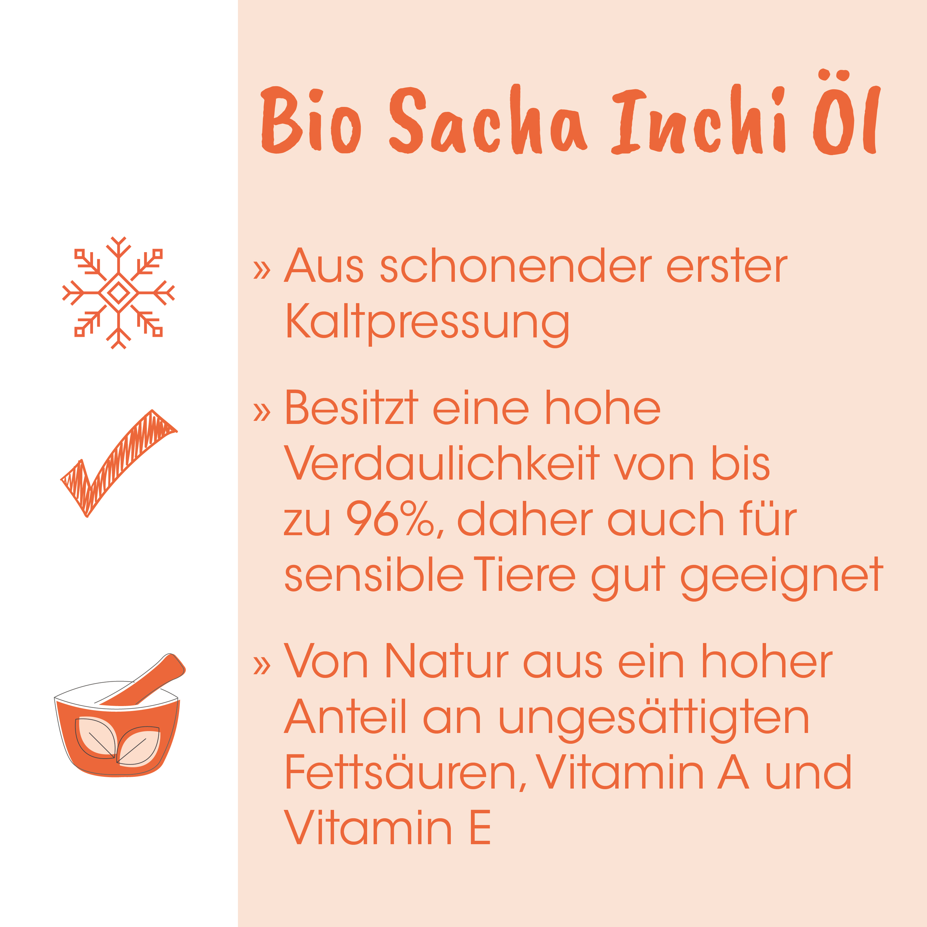 Bio-Sacha-Öl, Kaltpressung, Pflanzenöl, BIO, Sacha-Inchi