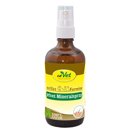 mineral spray, tierpflege, Sprühflasche, braune Glasflasche, 100% Natur