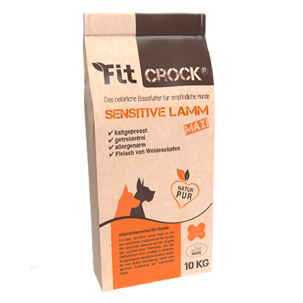 Hundefutter, Trockenfutter, Lamm, 10 kg, Naturpur
