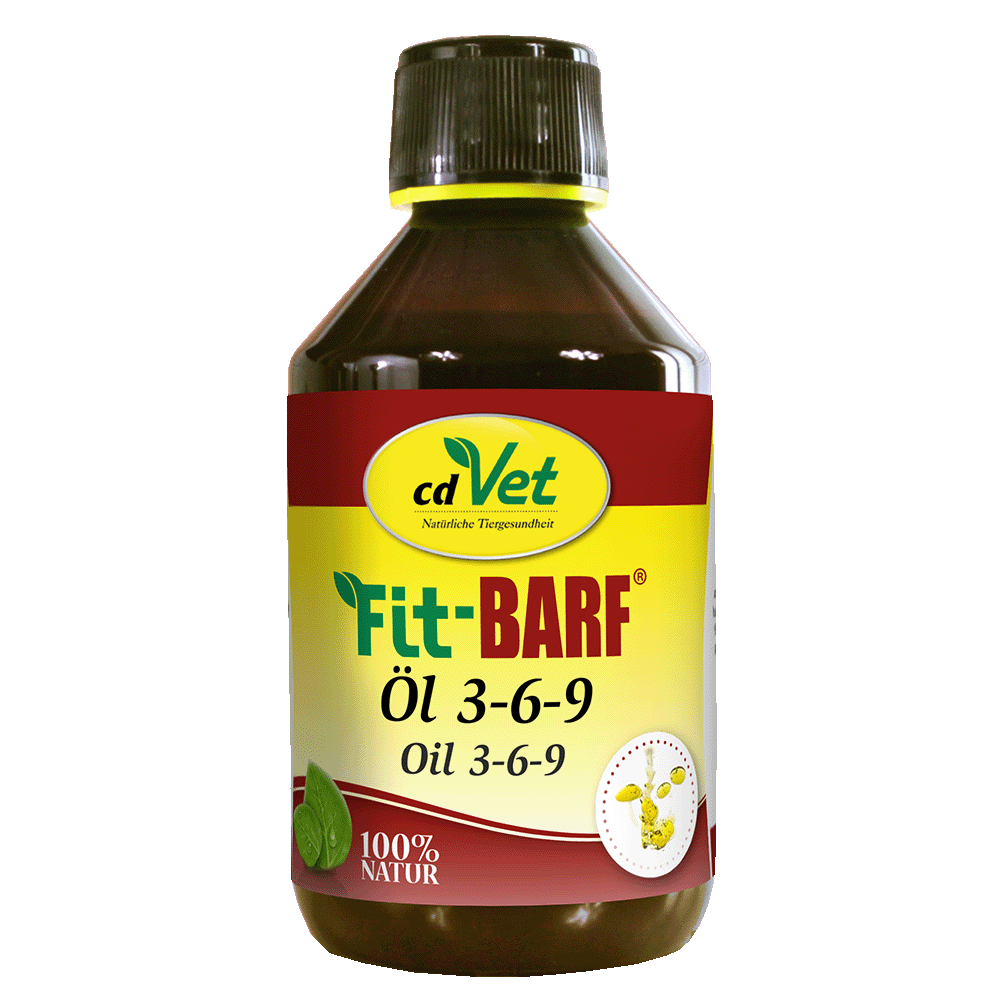 Futteröl, Öl 3-6-9, Tierernährung, Fit-BARF, natürlich