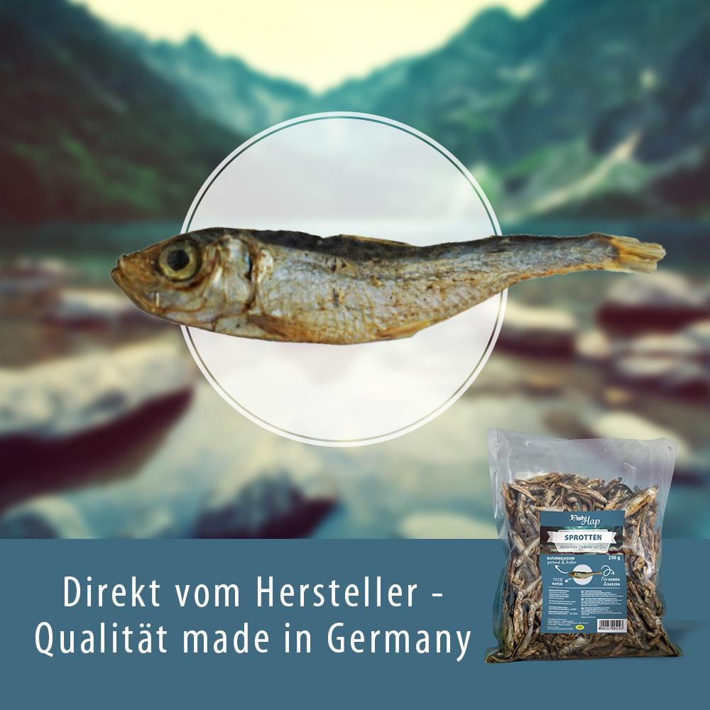 getrockneter fisch, fischsnack, gedörrter fisch, packung fisch, neutraler hintergrund