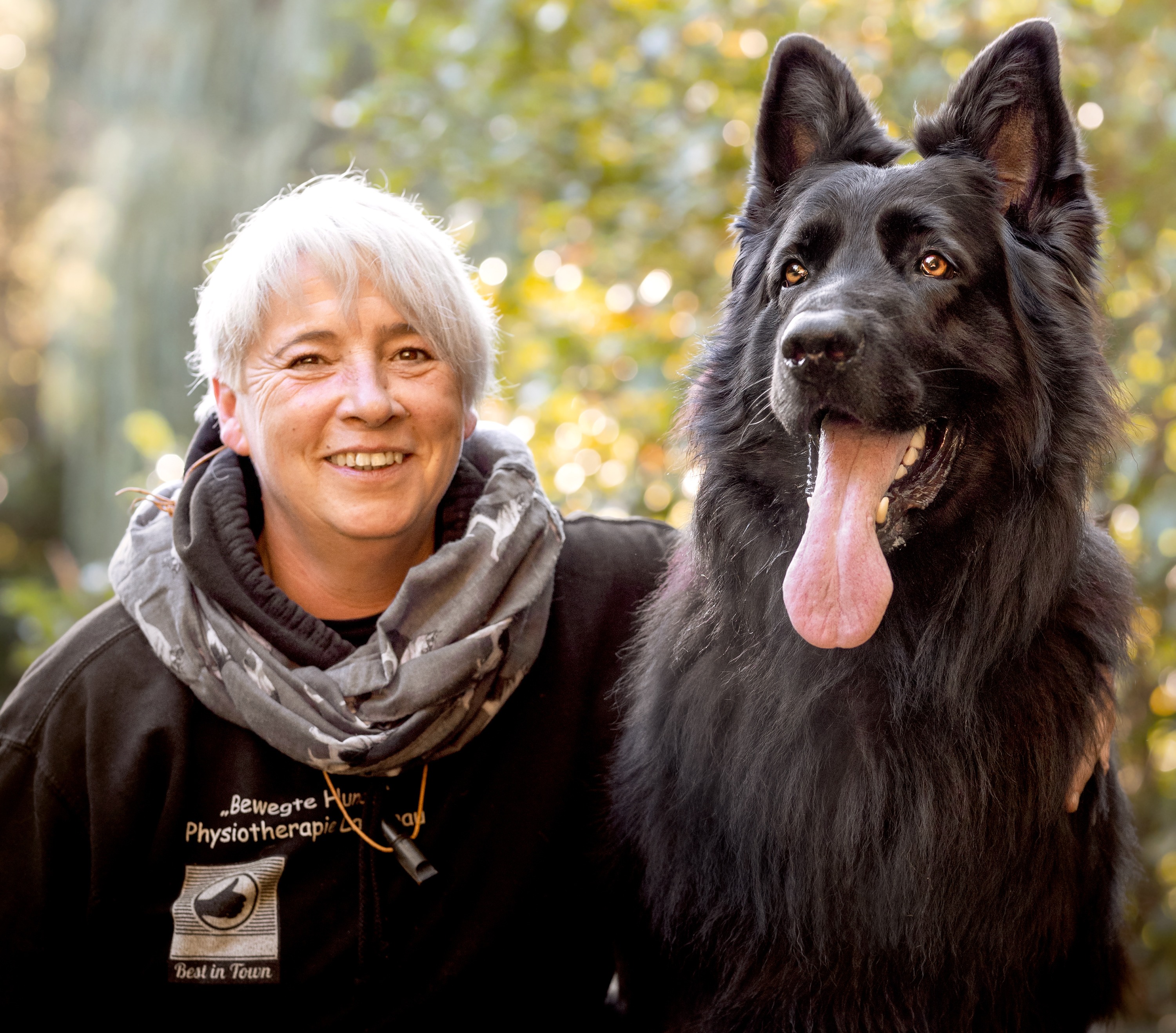 Halstuch, Hund, Person, Gesicht