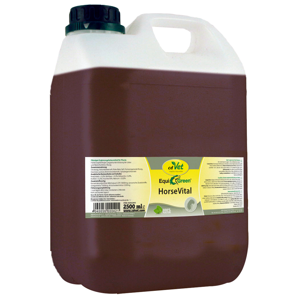  Pferdesupplement,  Flüssig,  Flasche,  1 L,  Etikett HorseVital