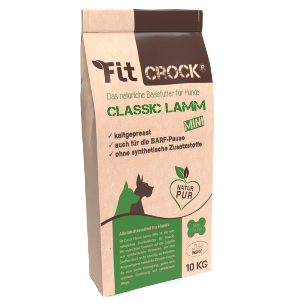 Hundefutter, Classic Lamm, 10 kg, Natur Pur, Mini