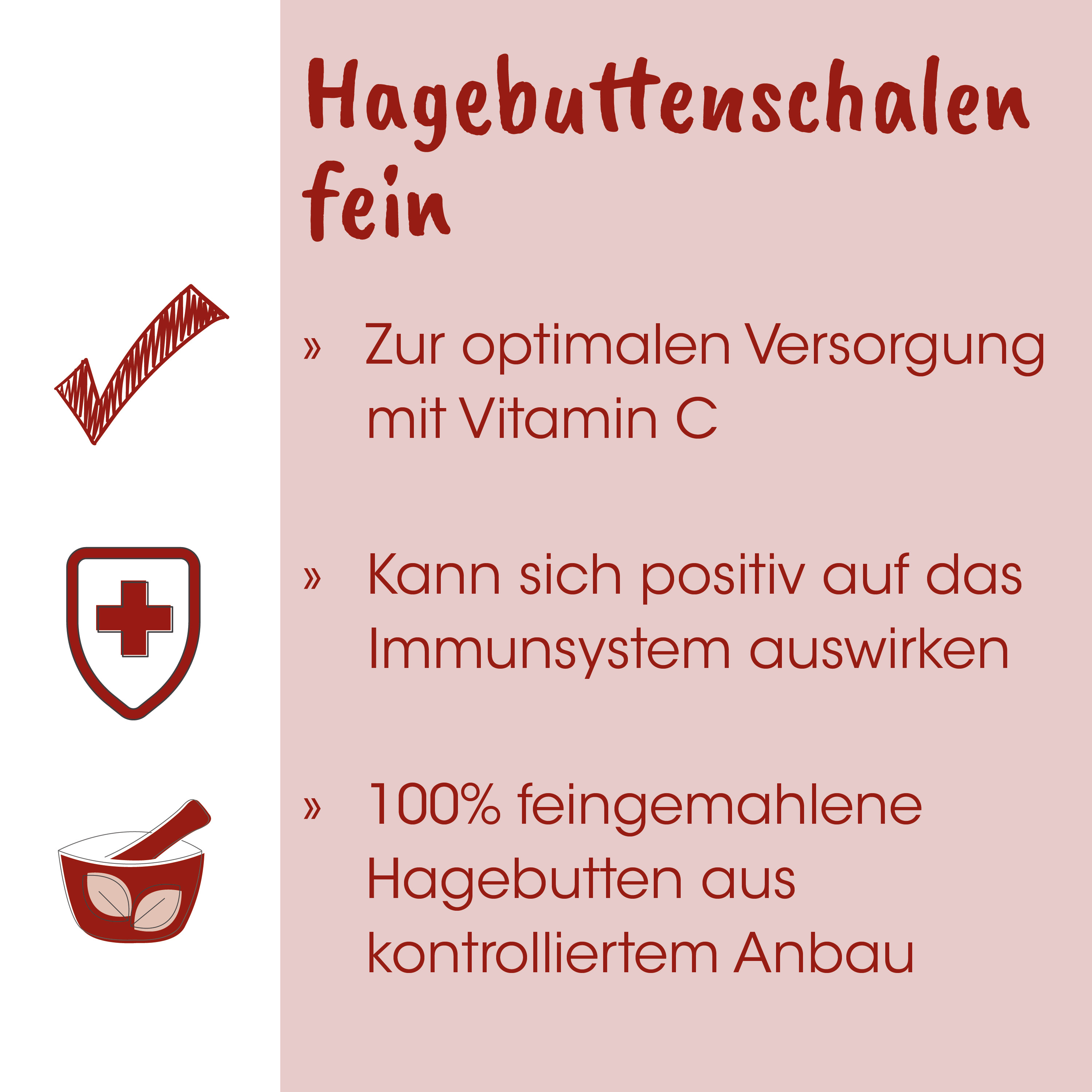 Hagebutten, Fein, Vitamin C, Immunität, Kontrolliert