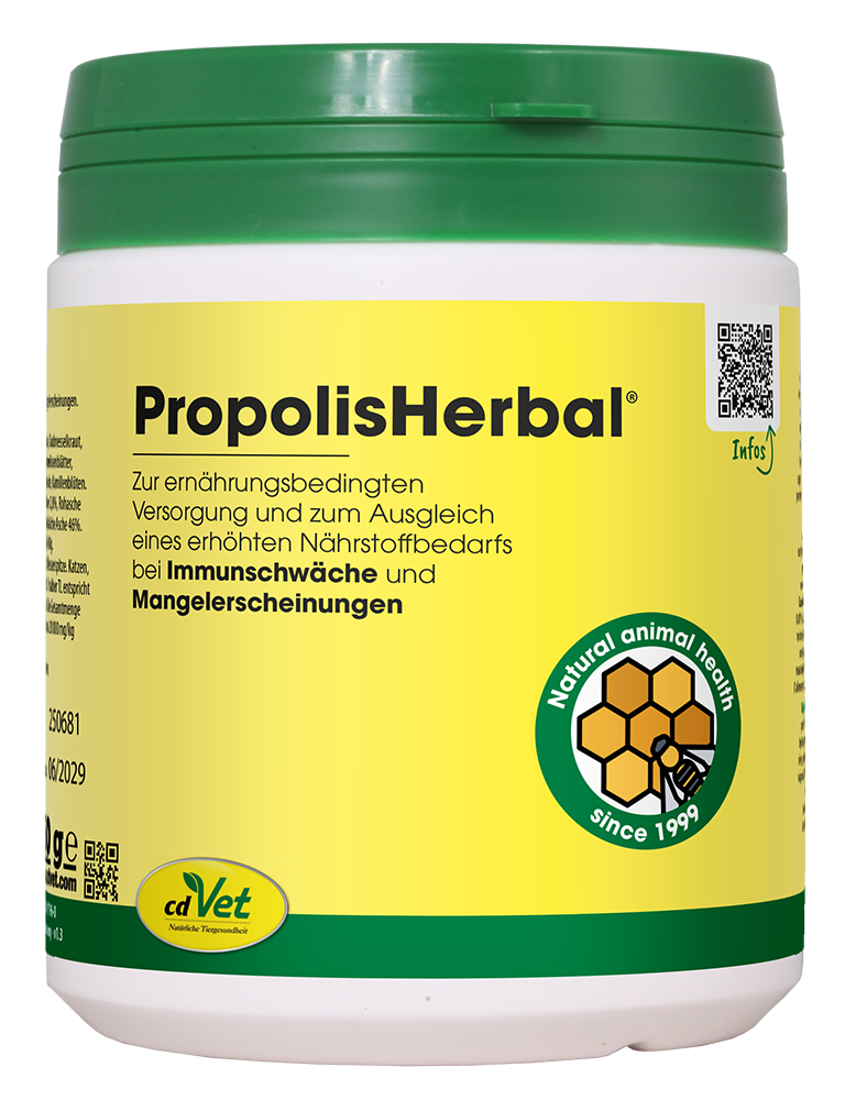 Hundepflege, Nahrungsergänzung, Herbal, Propolis, Immunstärkung