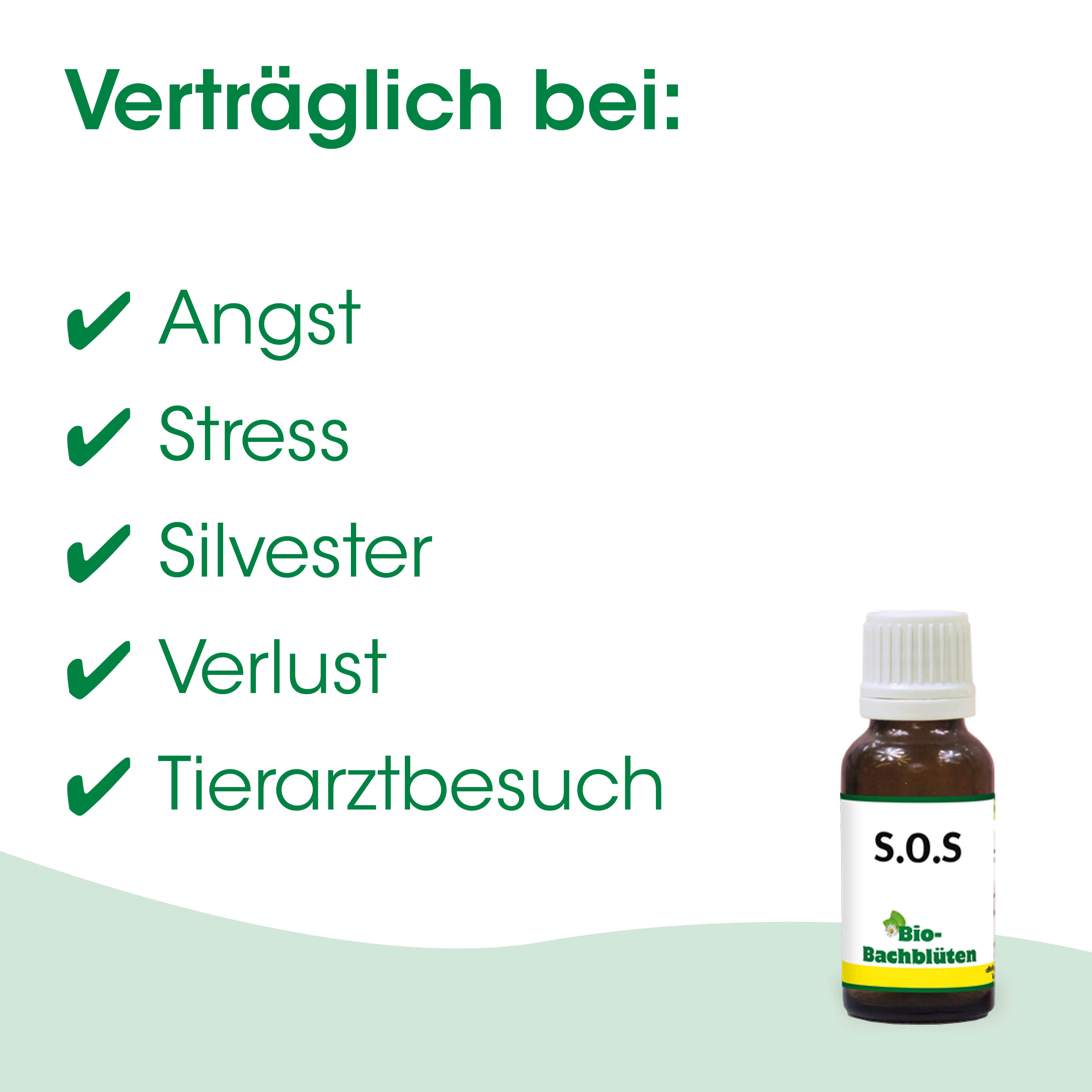 S.O.S, Bio-Bachblüten, Augenblick, Kleiner Fläschchen, Tierarztbesuch