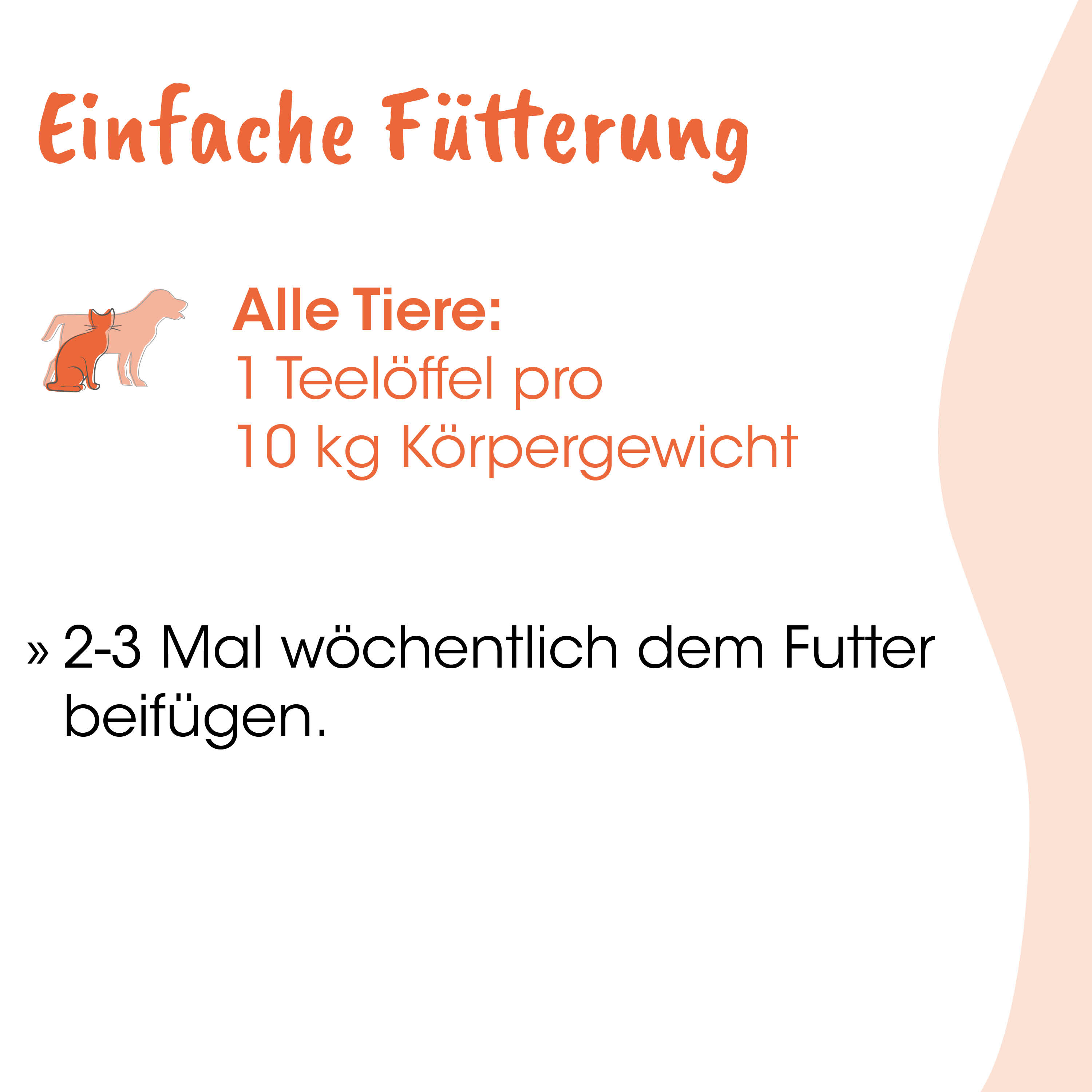 Hunde-Nahrung, Teelöffel, Körpergewicht, Anleitung, Fütterung