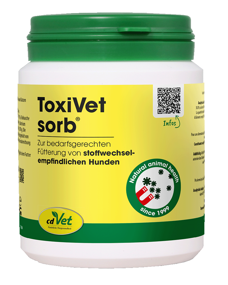 Hundefutter, Futterergänzung, Köder, Proteinreich, ToxIVet Sorb, ToxiVet sobb, Futter, Hunde, stoffwechsel-empfindlich, Nahrungsergänzung