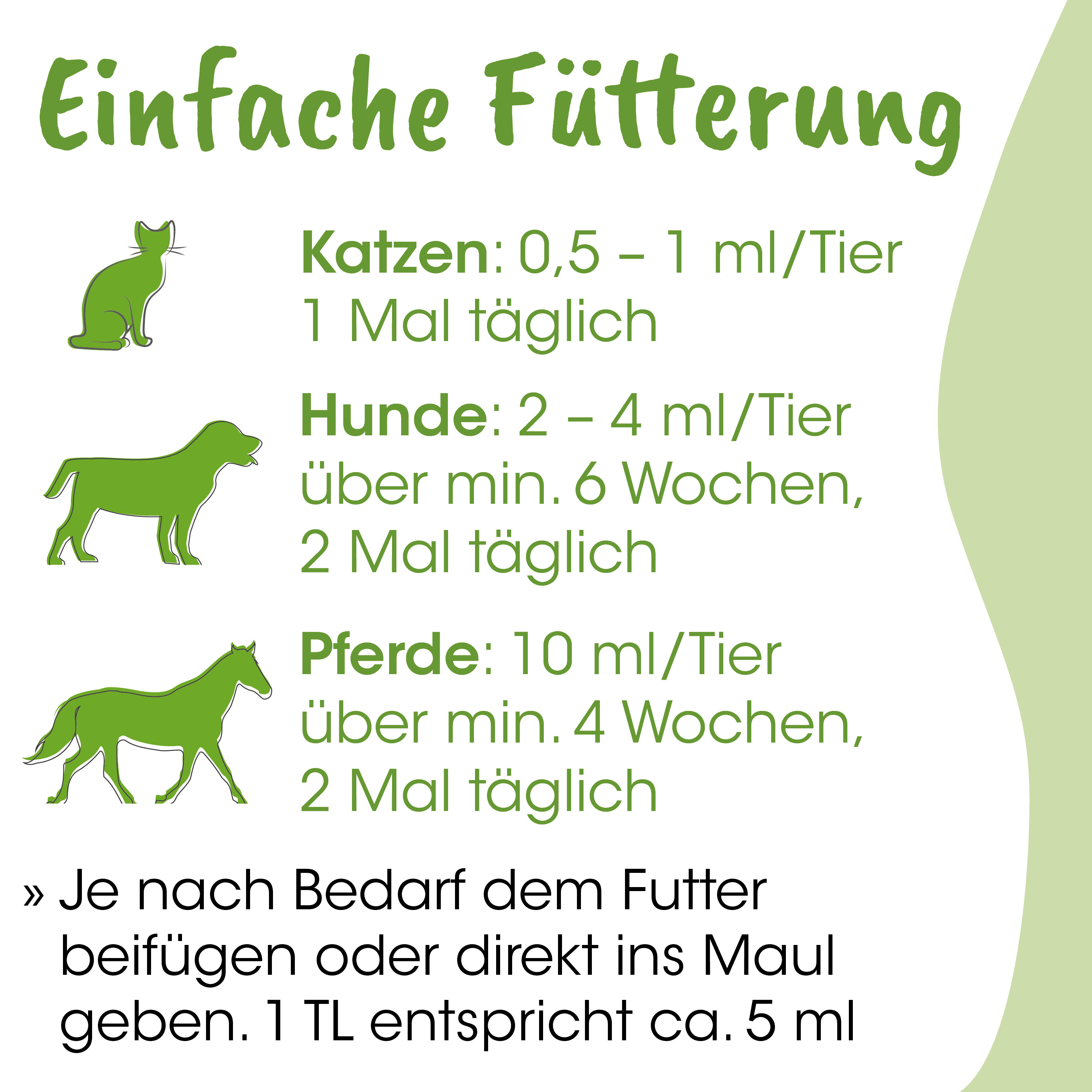 Katze, Hund, Pferd, Grün, Text