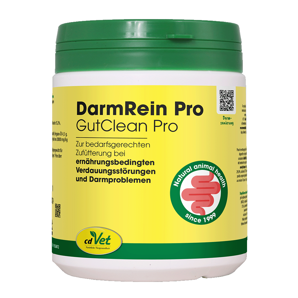 Darmrein Pro, GutClean Pro, Ernährungsbedingte Verdauungsstörungen, Darmprobleme, Katzenhundemischung, DarmRein Pro, GutClean Pro, Nahrungsergänzung, Tiergesundheit, Durchfall Verdauung