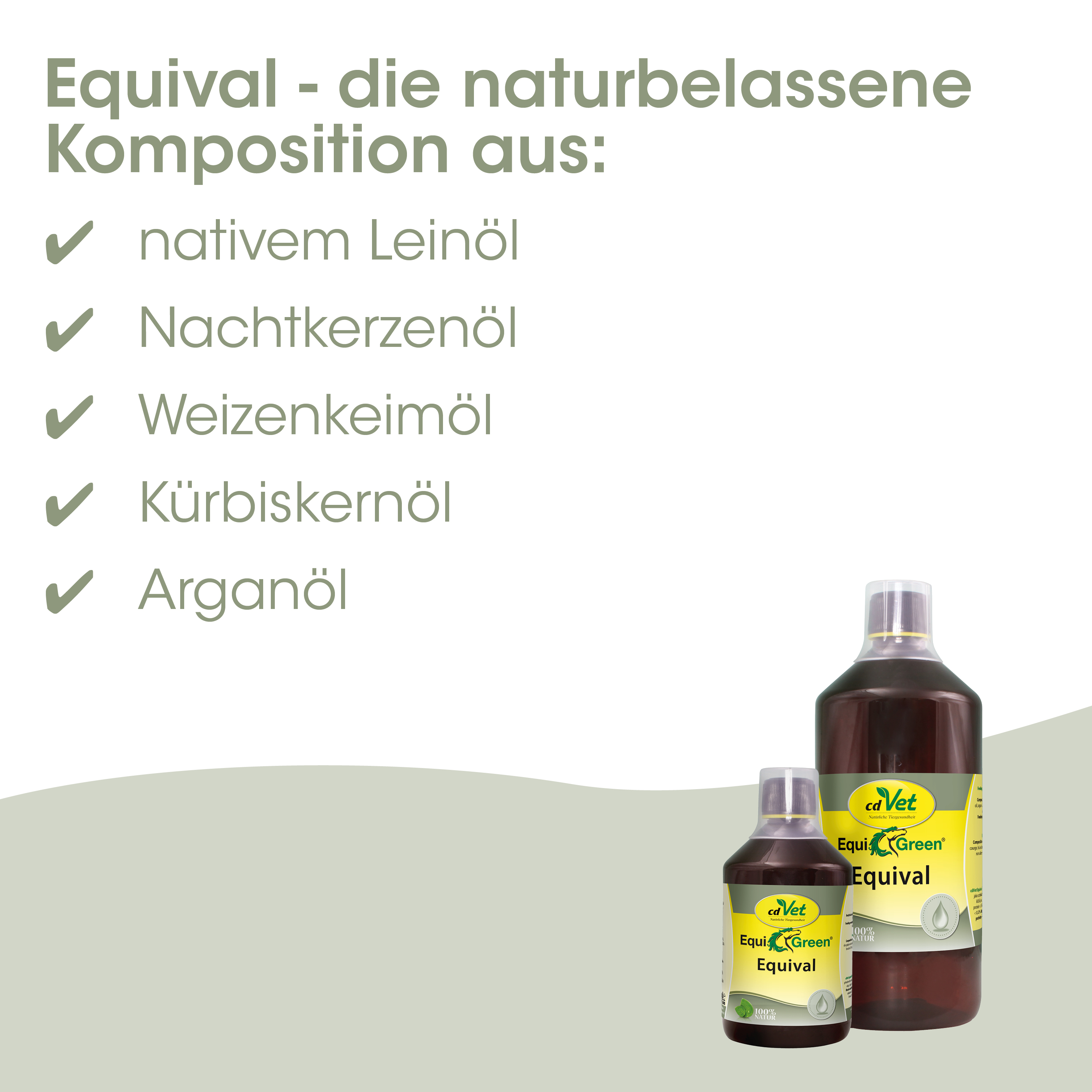Equivalential oil, Natives oil, Leinöl, Nachtkerzenöl, Weizenkeimöl