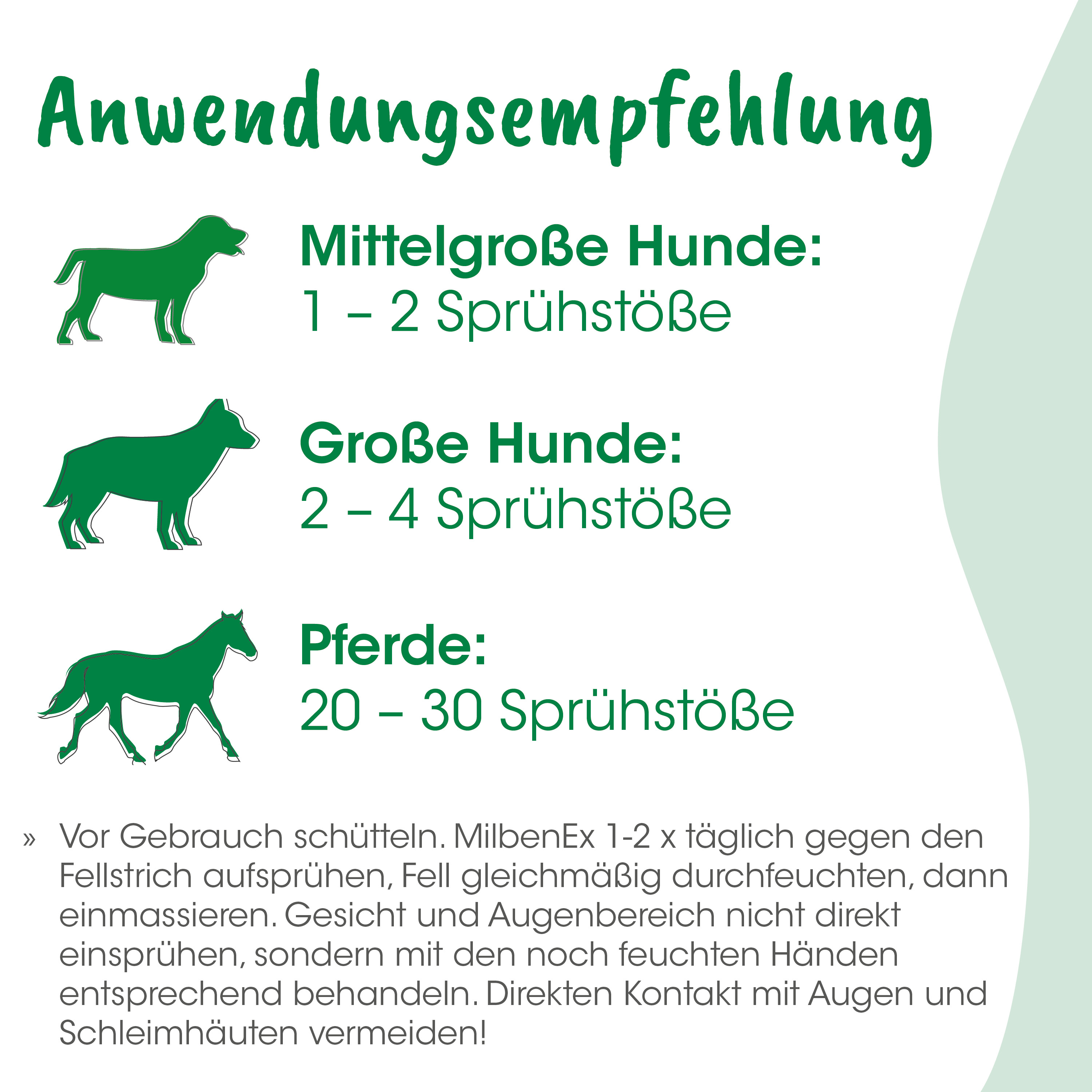 Hund, Große Hunde, Pferd, Sprühstoß, Anleitung