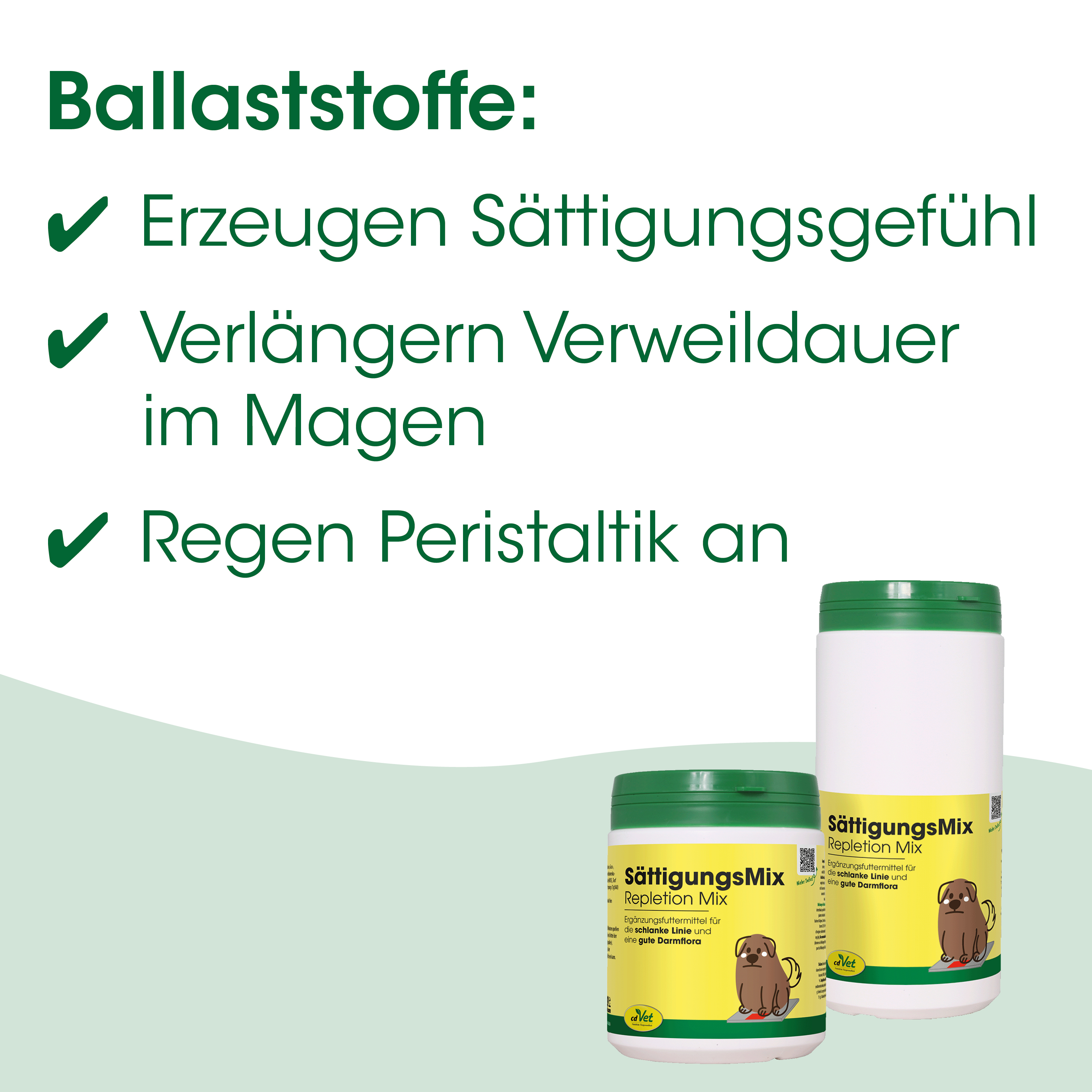 Hundesupplement, Sättigungsfutter, Repletion Mix, Tiernahrung, Nahrungsergänzung
