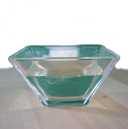 glas, Schüssel, 透明, quadratisch, dienstlich