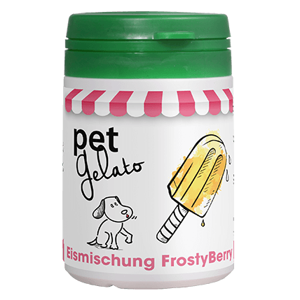 Joghurtbehälter, Tierfutter, Hund, Eiscreme, Frostbeeren