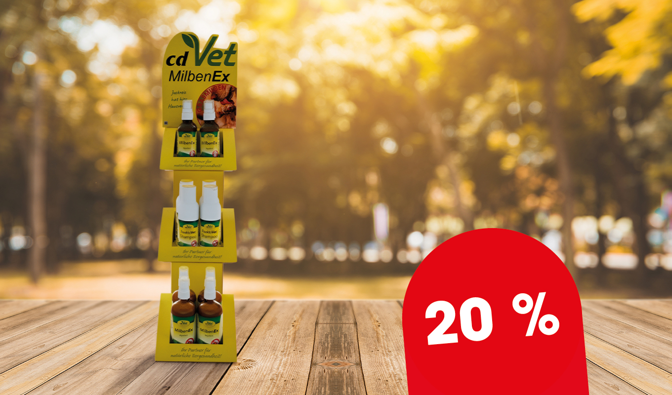 tierhandel, hundengesundheit, shampoo, tonikum, milbenex