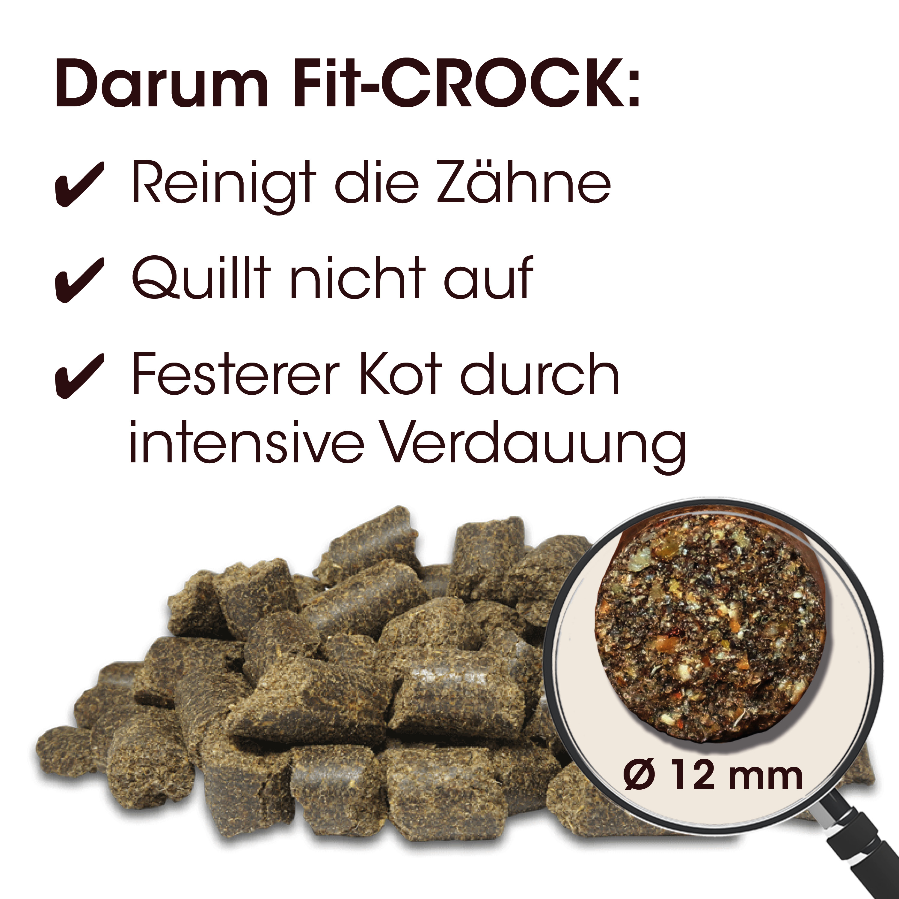 Kauartikel, Kieselstücke, Kleinstkiesel, Ködergranulat, Durchmesser 12 mm