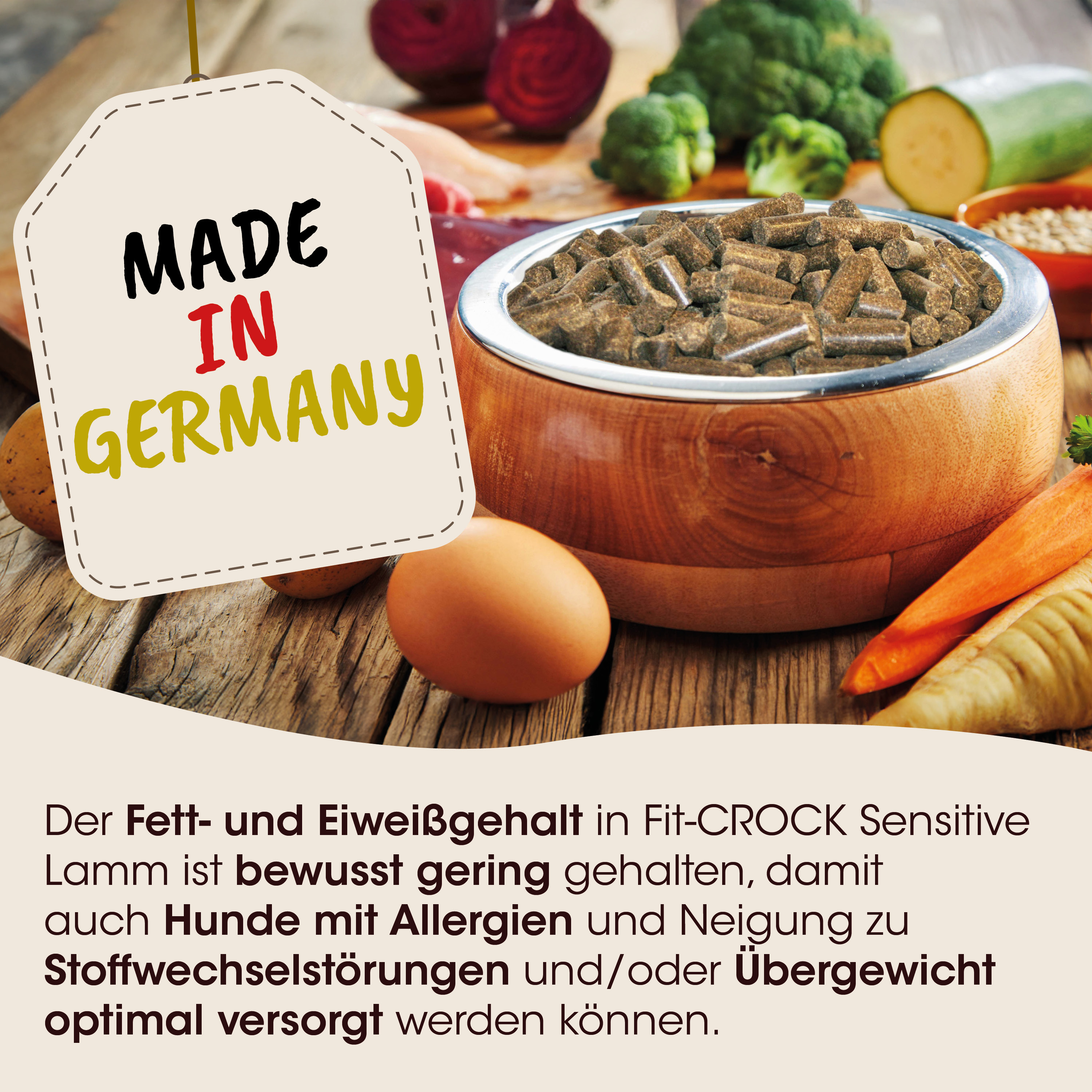 Knochenfutter, Futter, Trockenfutter, Made in Germany, Hunde-Leckerlis