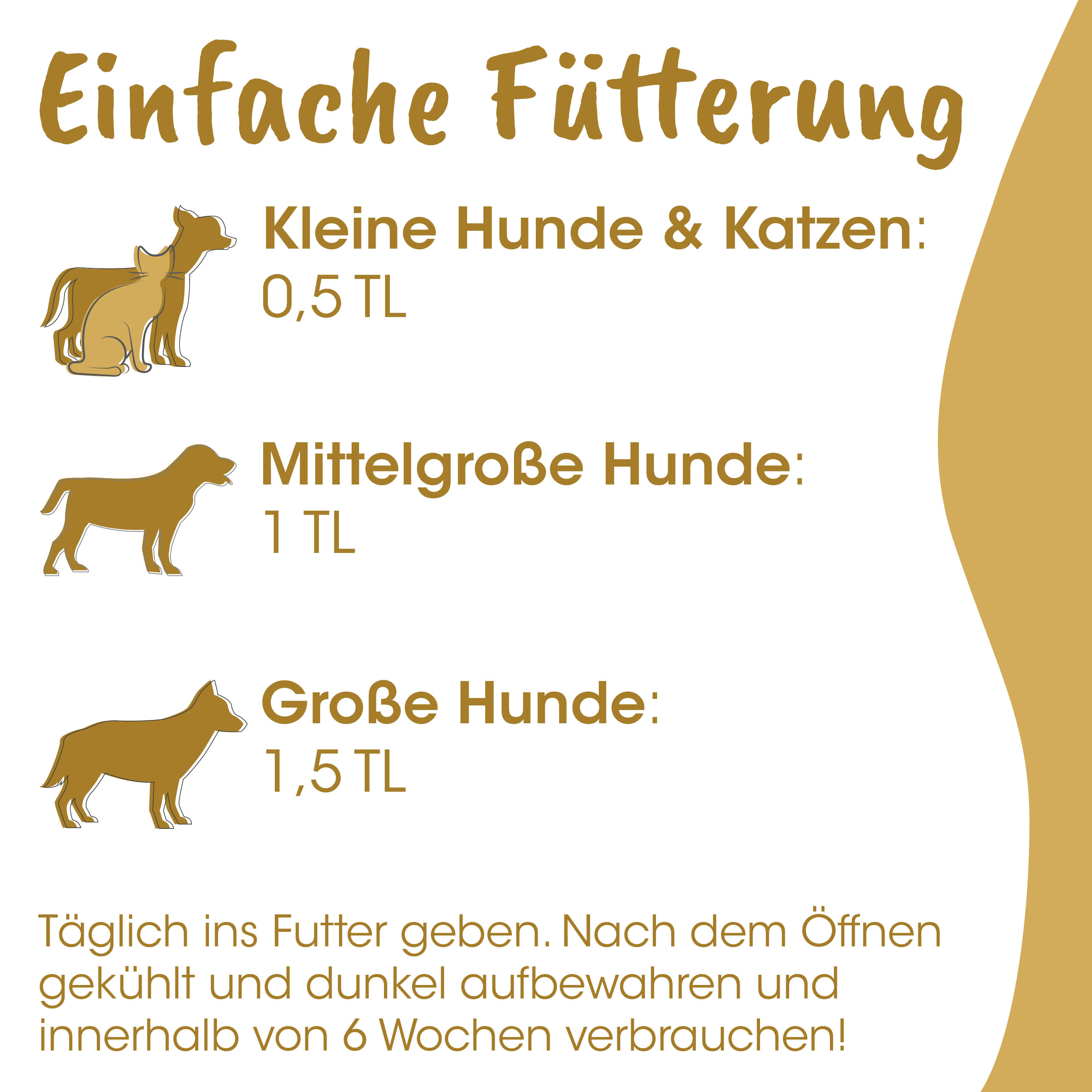 Hund, Katz, Futter, 0,5 L, 1,5 L