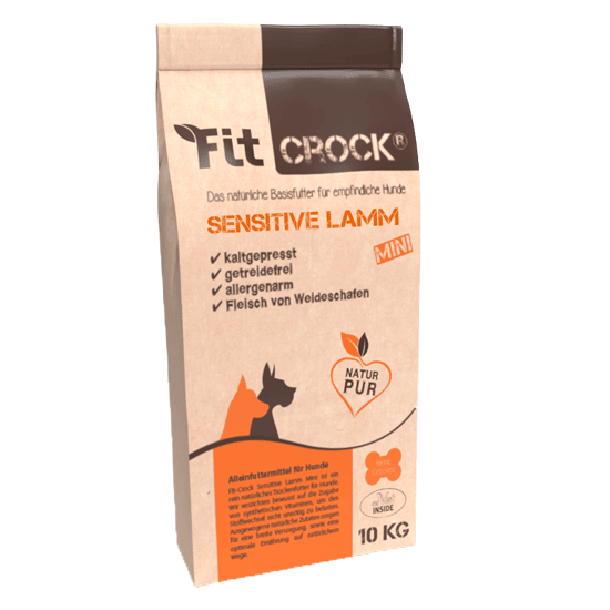 Hundefutter, Trockennahrung, Sensitive Lamm, 10 kg, Natur Pur