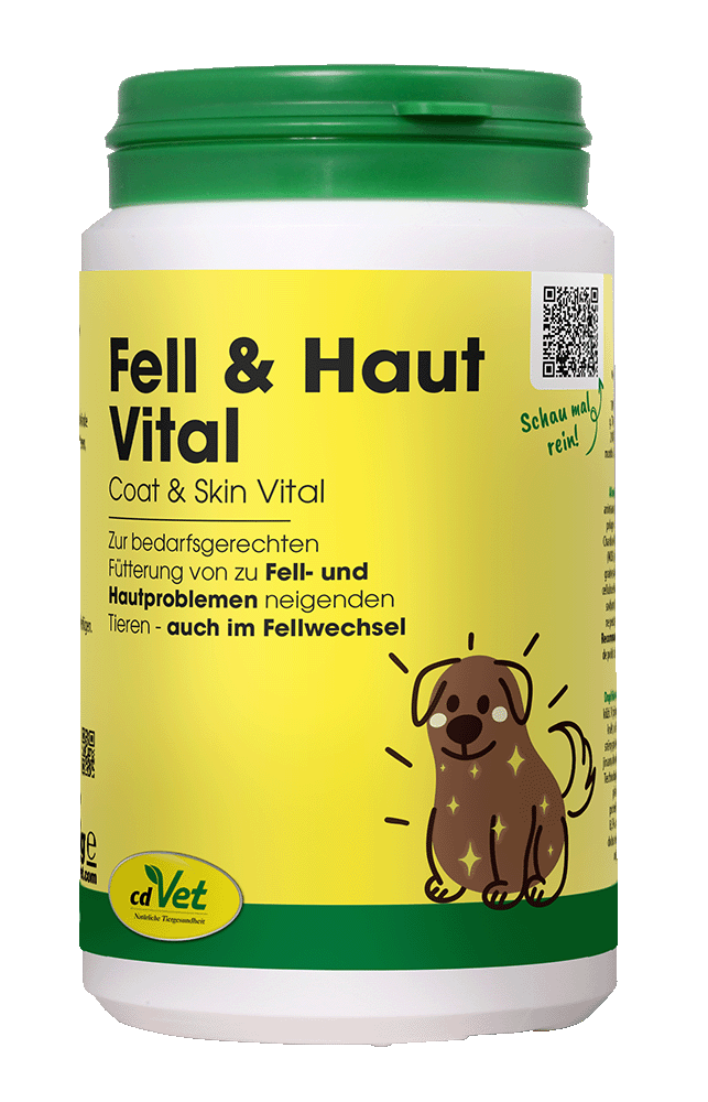 Coat & Skin Vitamin, Hundesupplement, Tierischer Vitamin, Fell & Haut Vital, Kalziumergänzung