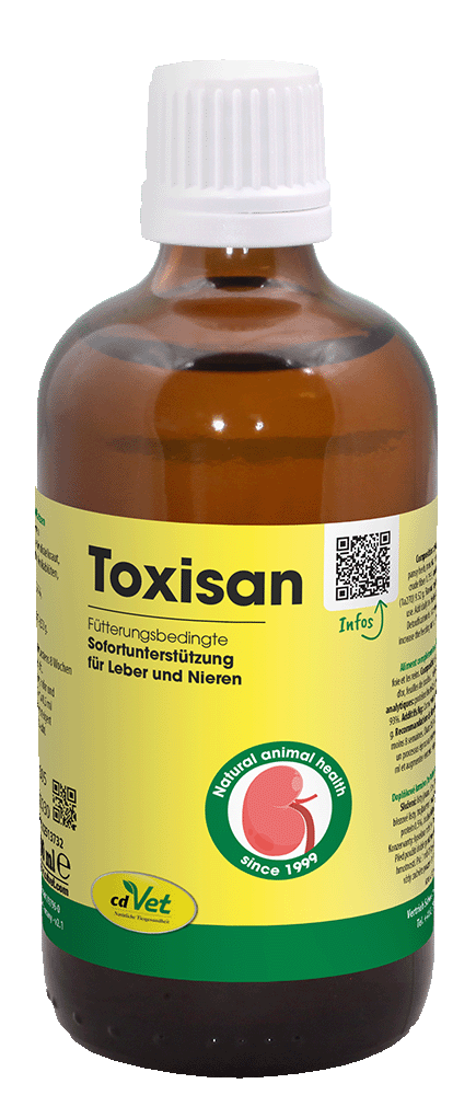 Toxinflasche, Flüssige Medikation, Tiermedizin, Tiergesundheit, Fütterungsbedingte Unterstützung